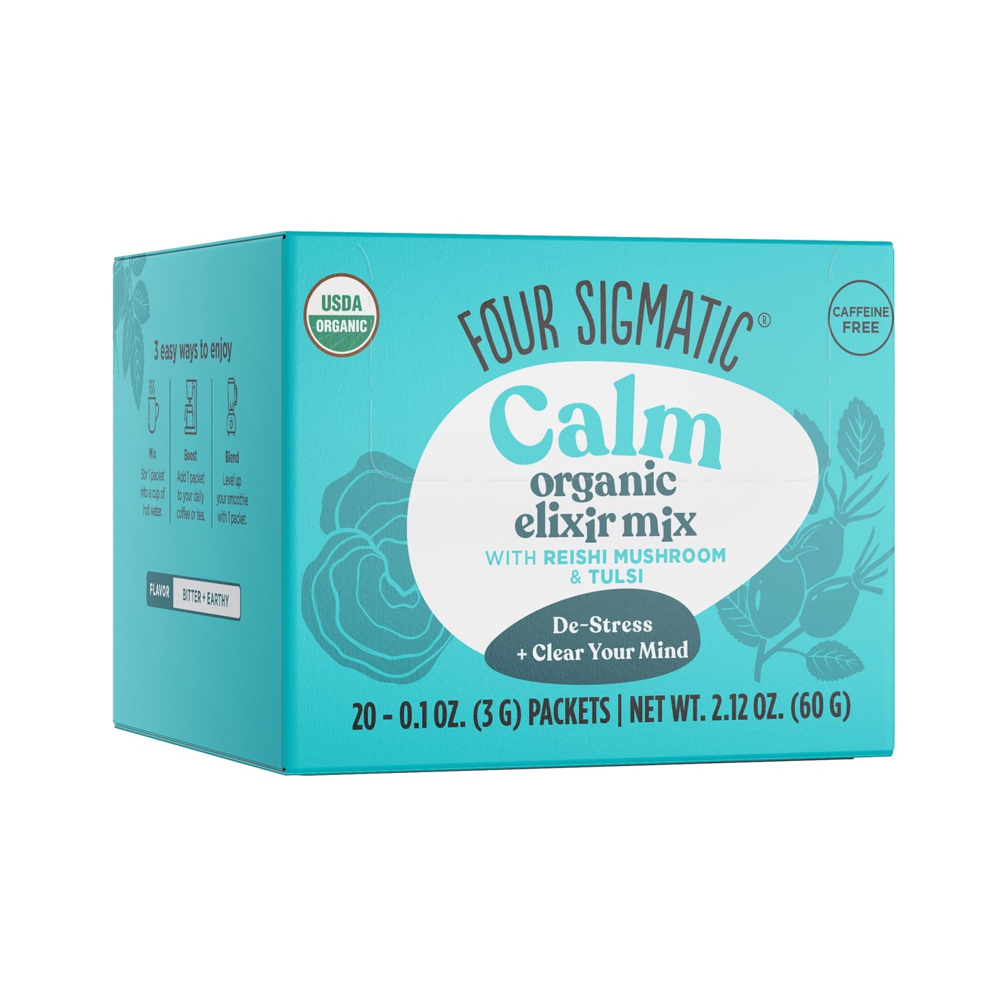 Four Sigma Foods Reishi Mushroom Elixir Powder 2.12 oz