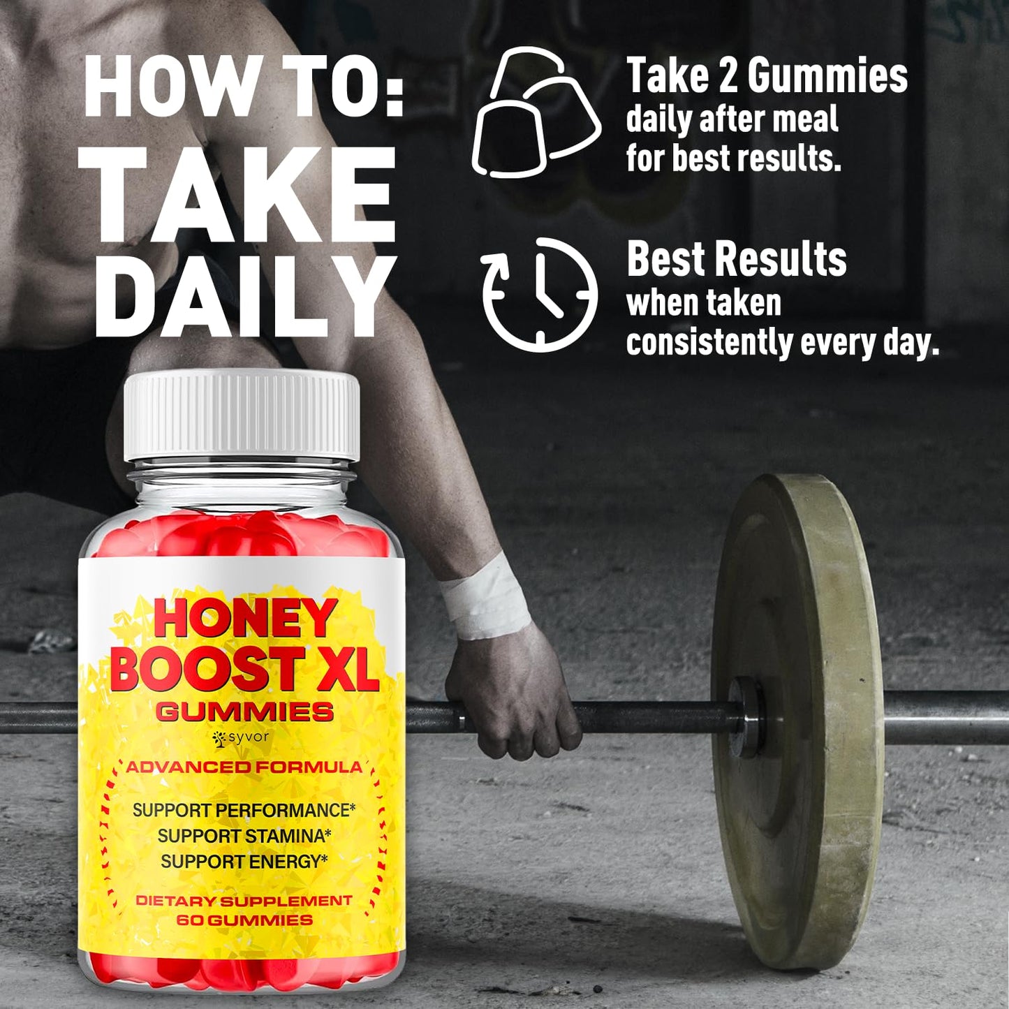 Syvor Honey Boost XL Gummy 120 Gummies