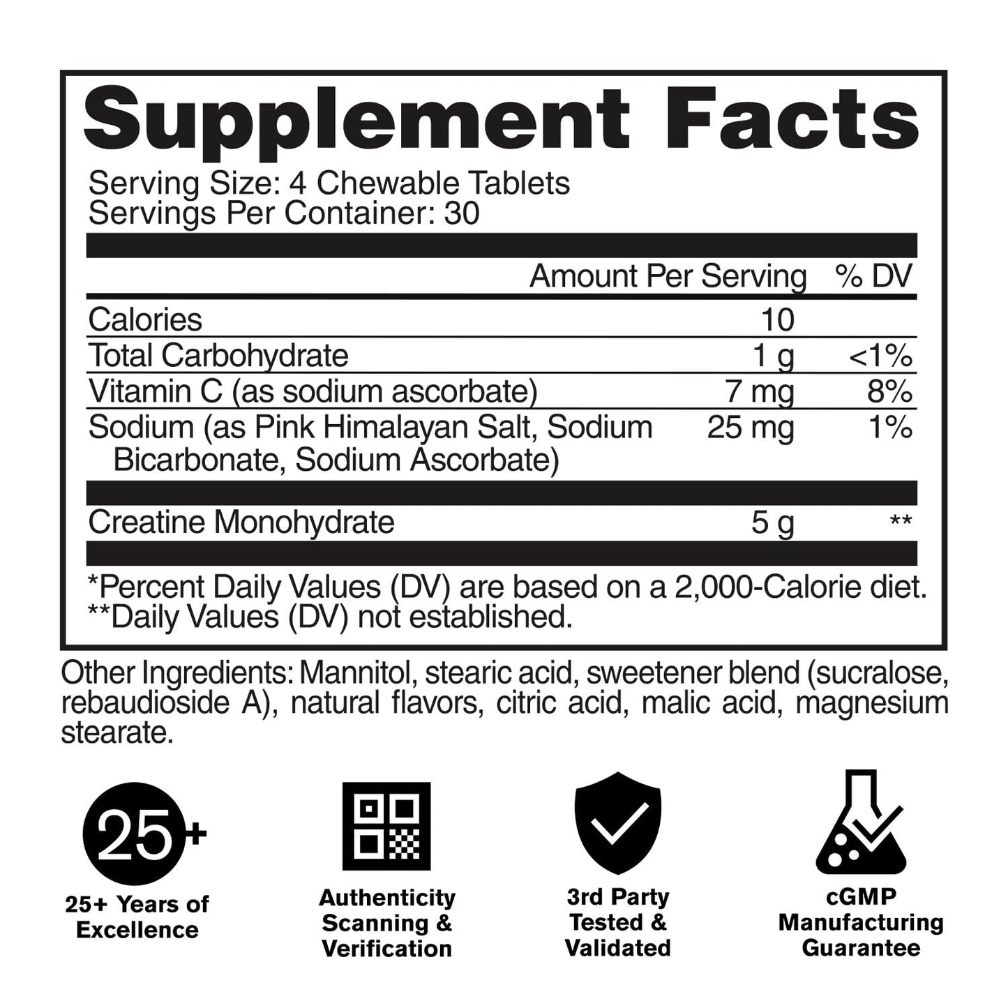 GAT SPORT Creatine Chews Chewable 30 Servings