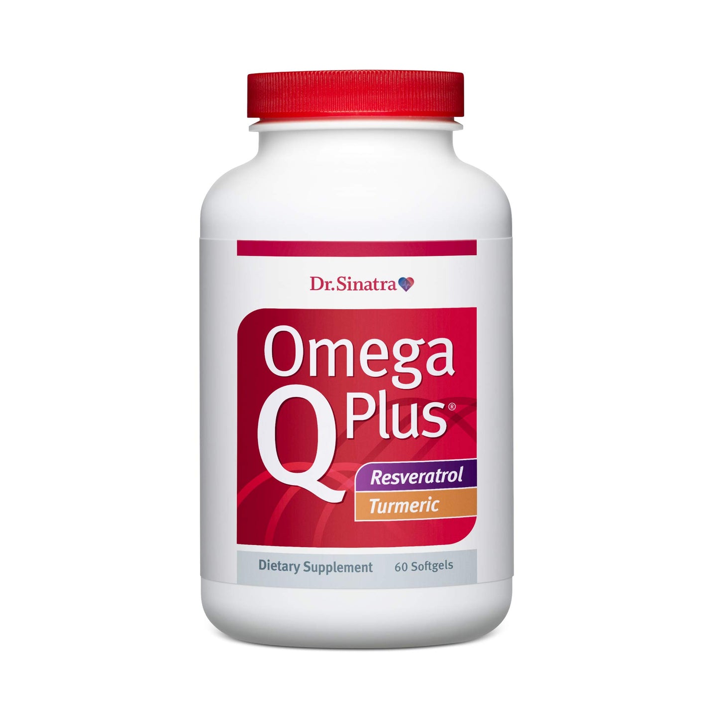 Dr. Sinatra Omega Q Plus Resveratrol and Turmeric Omega-3 Softgel with CoQ10 1 Count