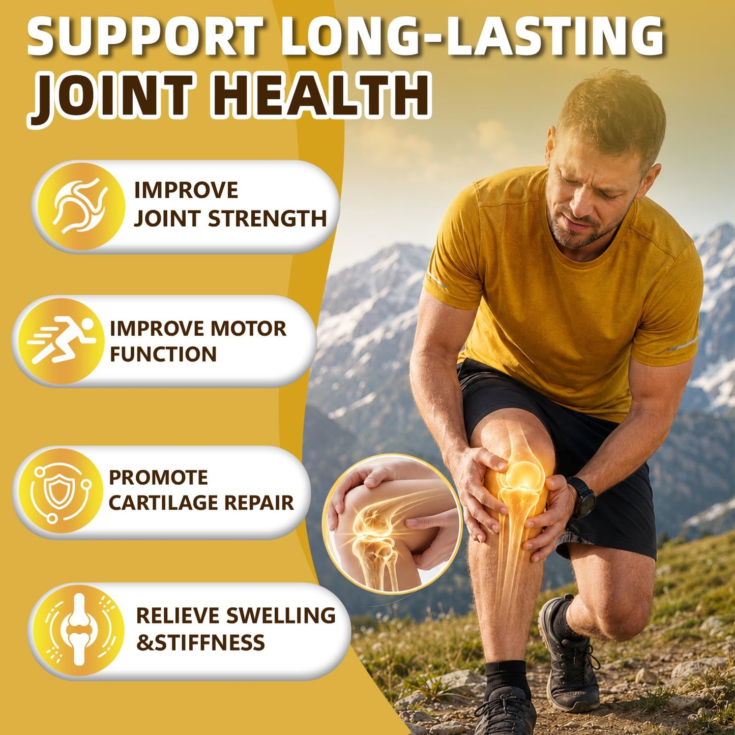 FRZVEO Joint Health Supplement for Women & Men Capsule, 120 Count