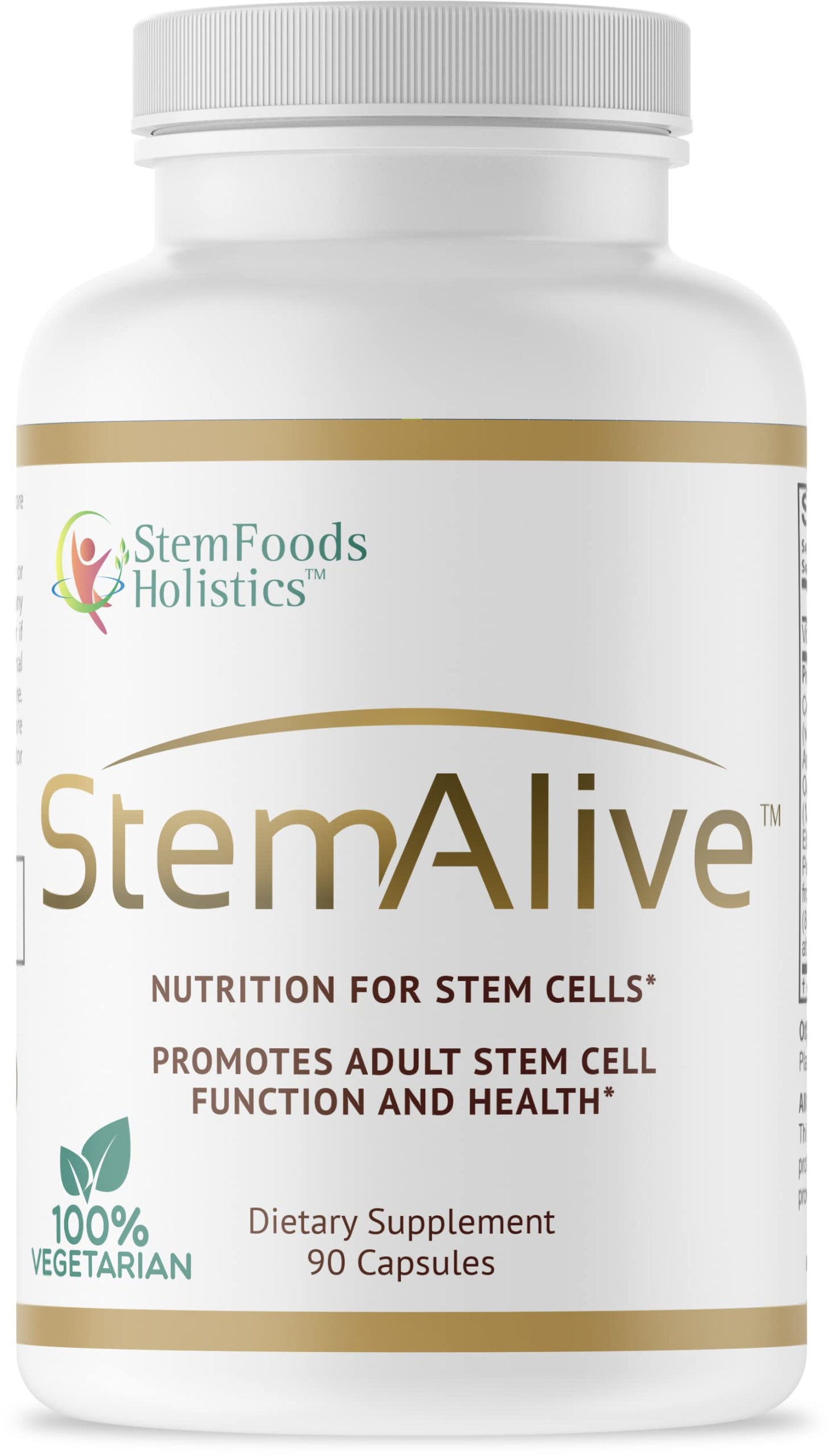 StemAlive Stem Cell Nutrition, Function and Health Capsules 90