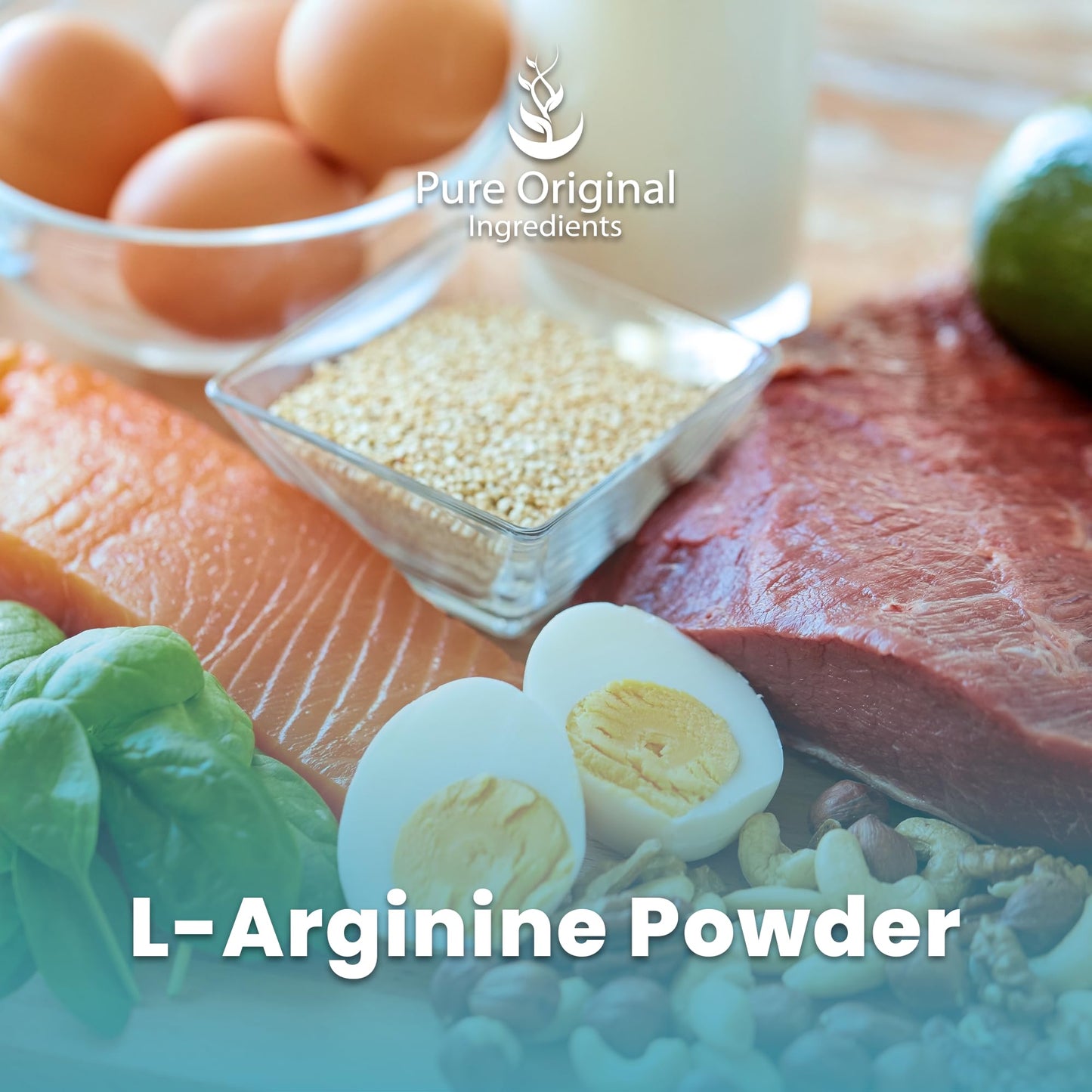 Pure Organic Ingredients L-Arginine Powder 16 oz