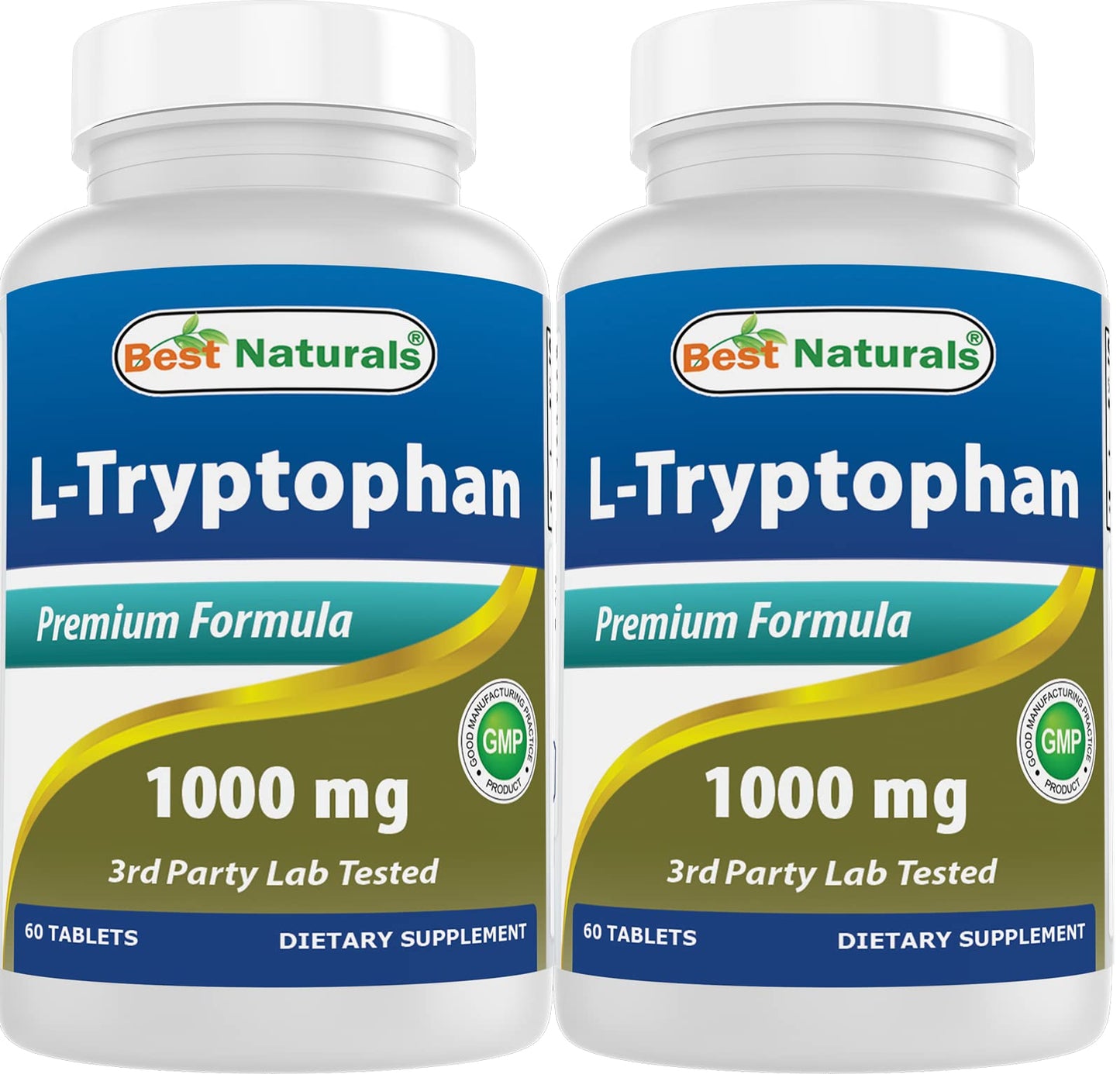 Best Naturals L-Tryptophan 1000 mg Tablet 60 Count