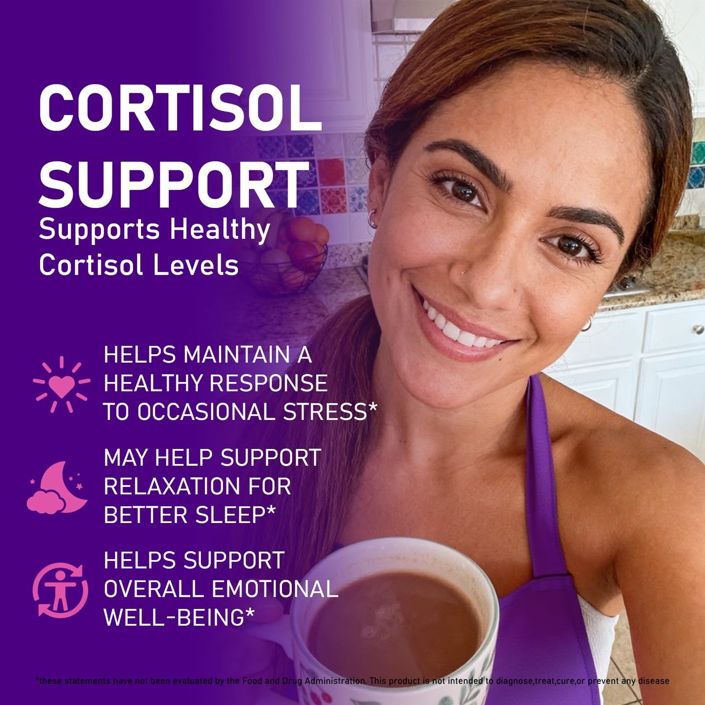 Redimas Cortisol Gummies with Ashwagandha, Magnesium, L-Theanine and Multivitamin, Gummy, 60 Count