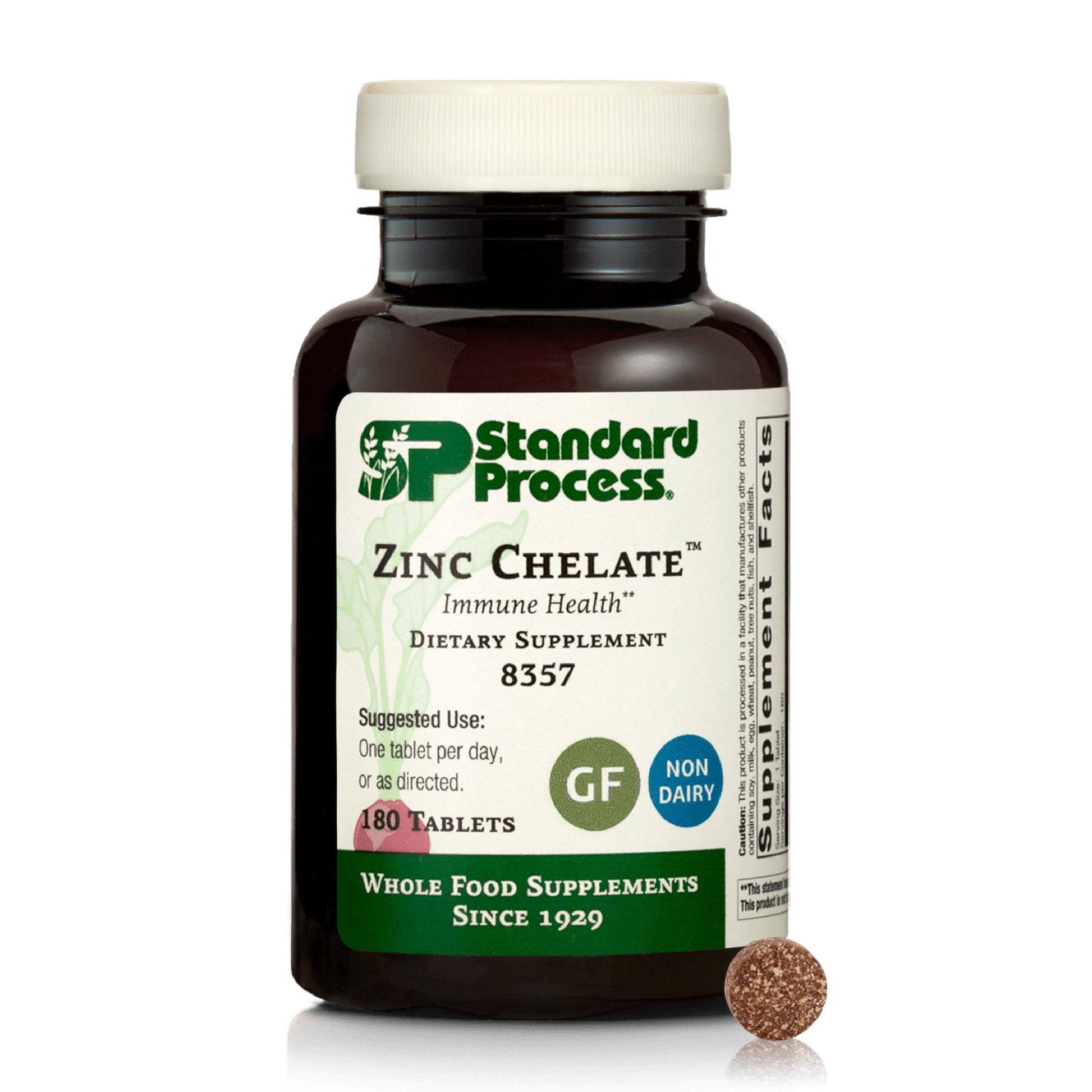 Standard Process Inc. Zinc Chelate, 180 Tablets