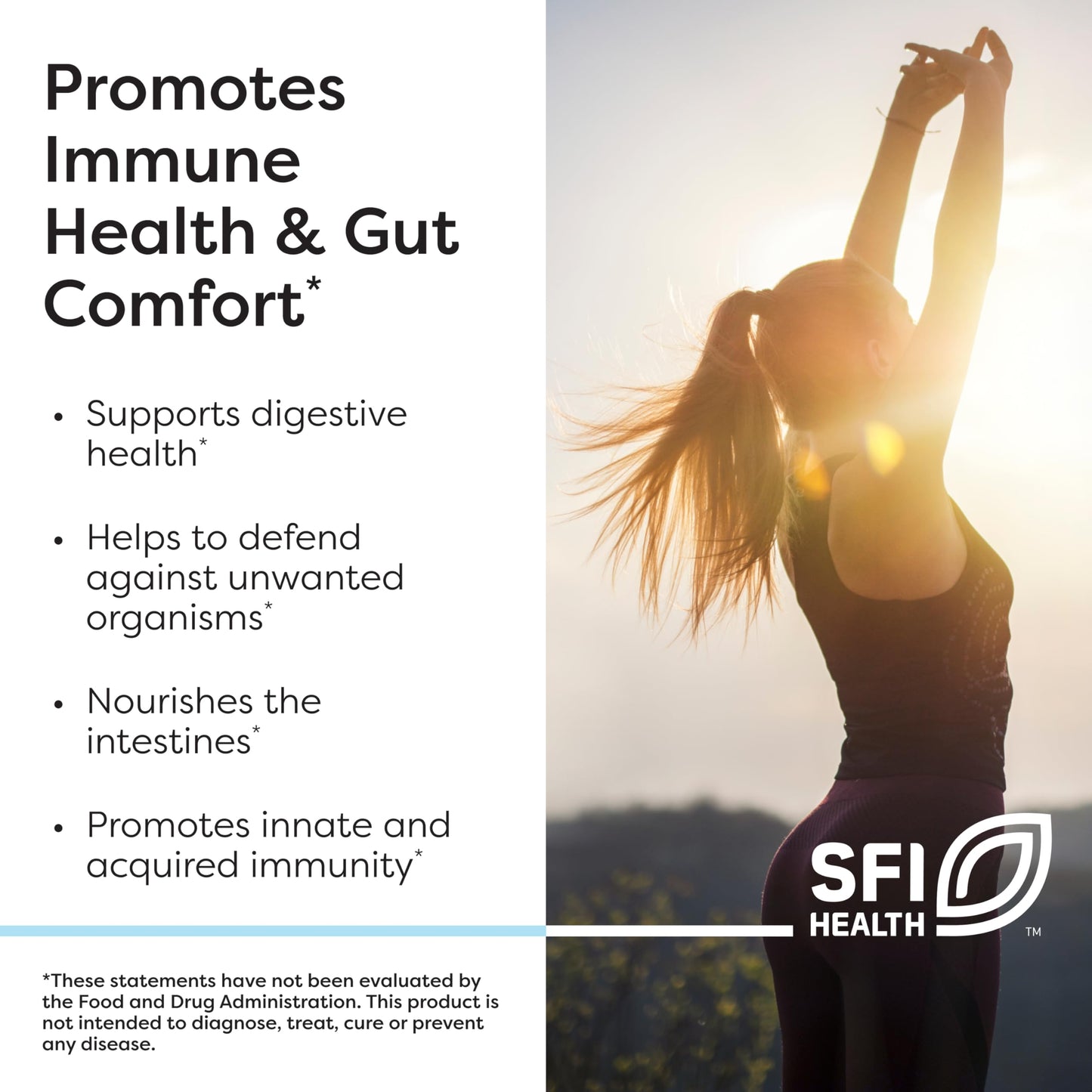 SFI Health Ther-Biotic Complete Probiotic Powder - 100 Billion CFU - Men's and Women's Probiotics for Digestive Health & Immune Support - Dairy-Free, Hypoallergenic 2.25 Ounce
