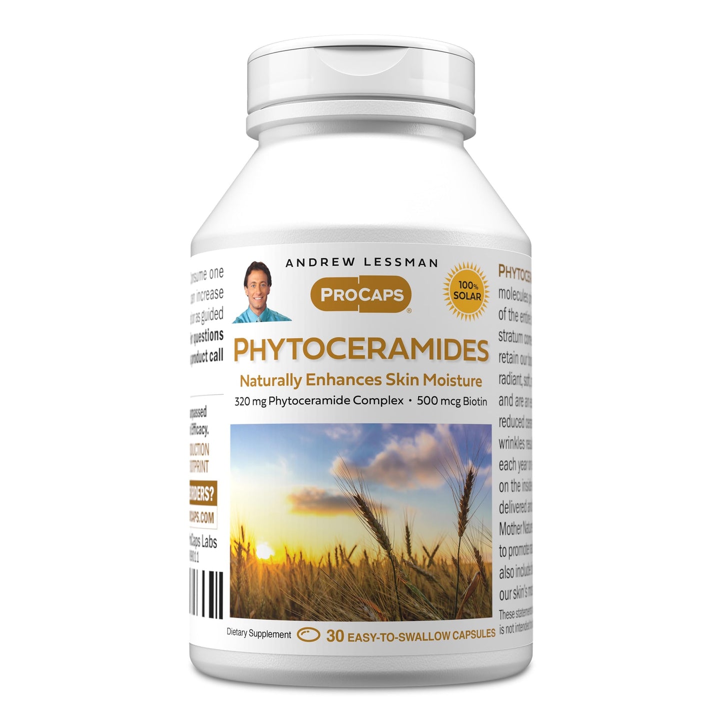 ANDREW LESSMAN Phytoceramides with Biotin Capsule 30 Count