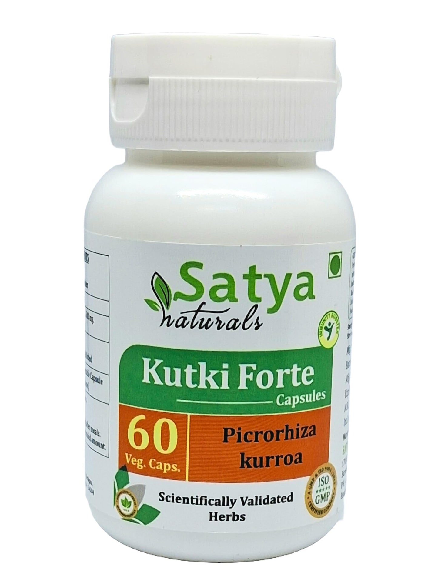 Satya Naturals Kutki Forte 500 mg, 120 Capsules