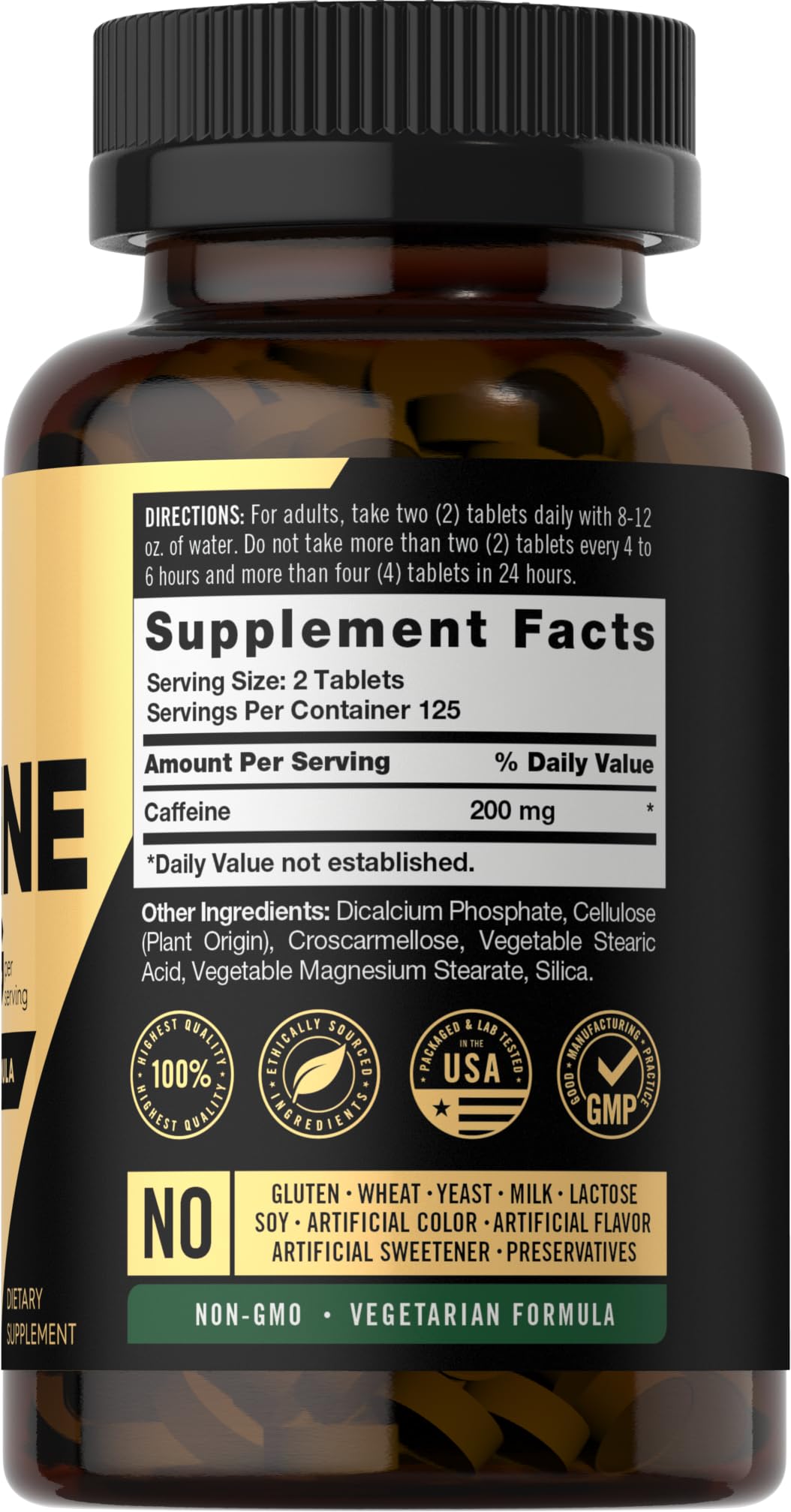Carlyle Caffeine Pills 200mg Tablets 250