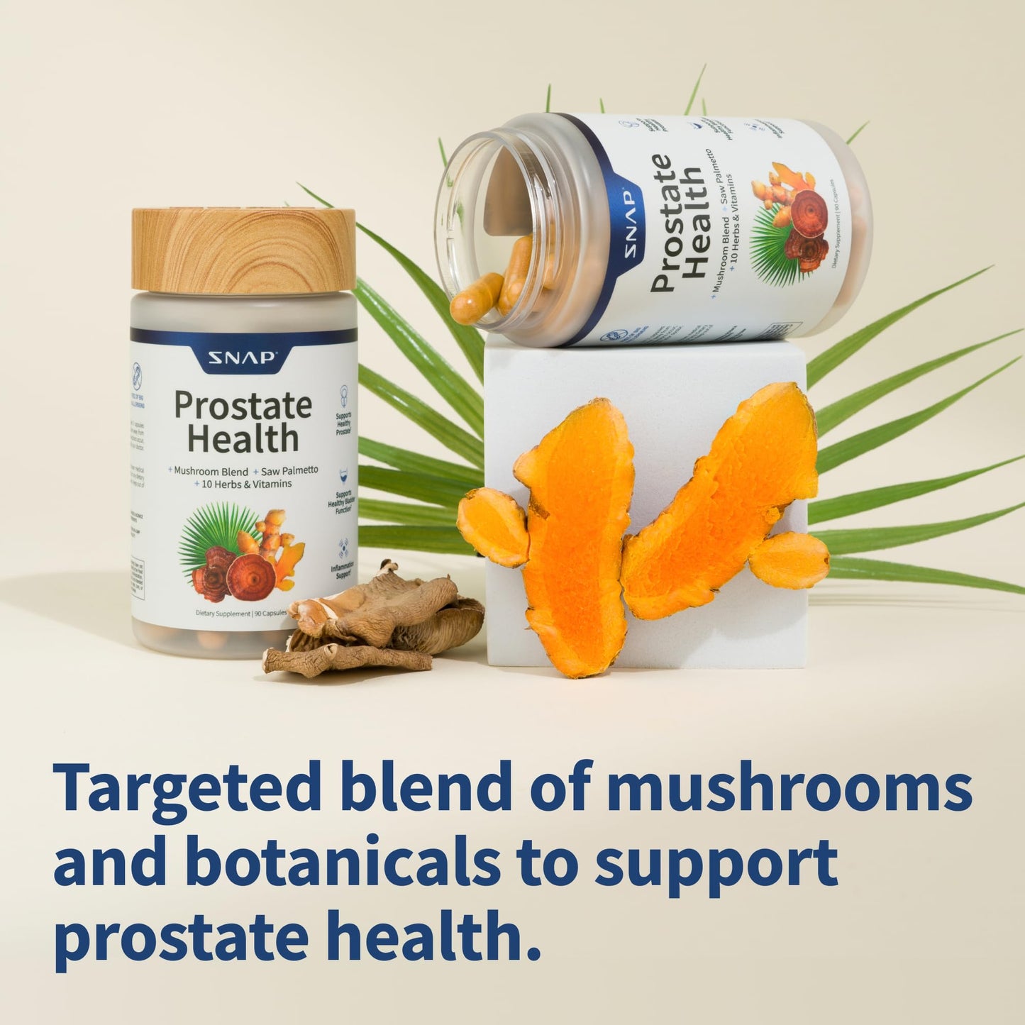 Snap Supplements Prostate Health Support Capsule Bundle (90 Capsules) & Kidney Health Support Capsule Bundle (60 Capsules)