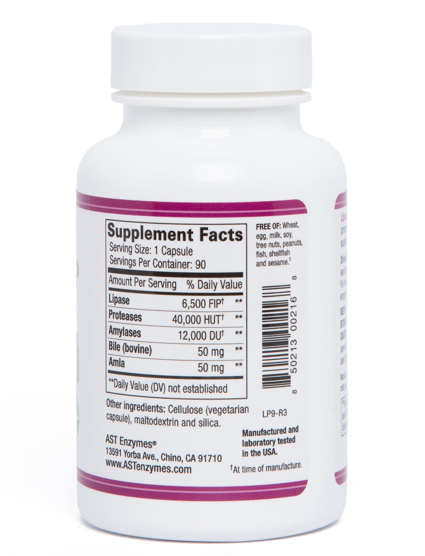 AST Enzymes Lipase-HP Plus 90 Capsules