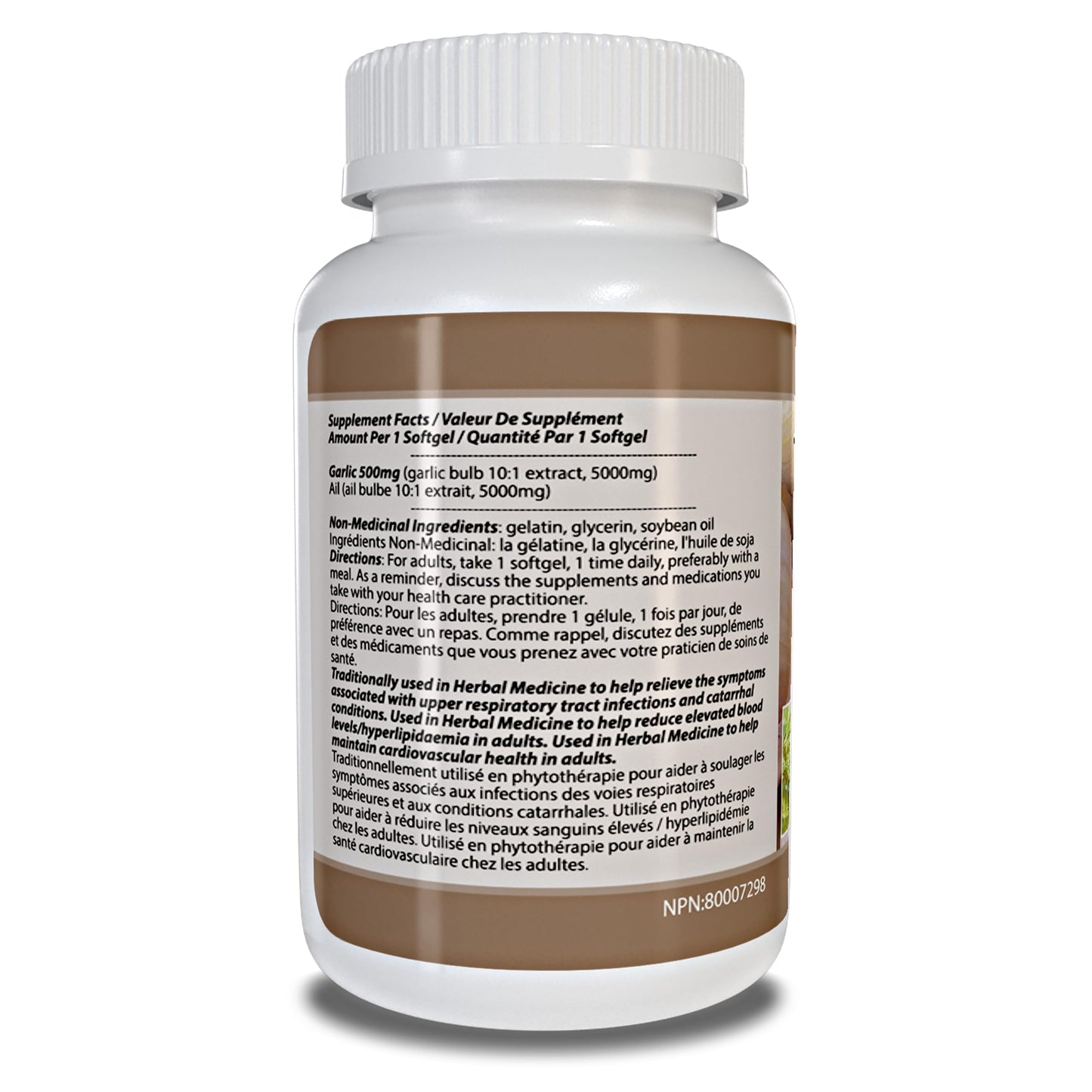 Total Natural Garlic Extract 5000mg Softgels 200 Count