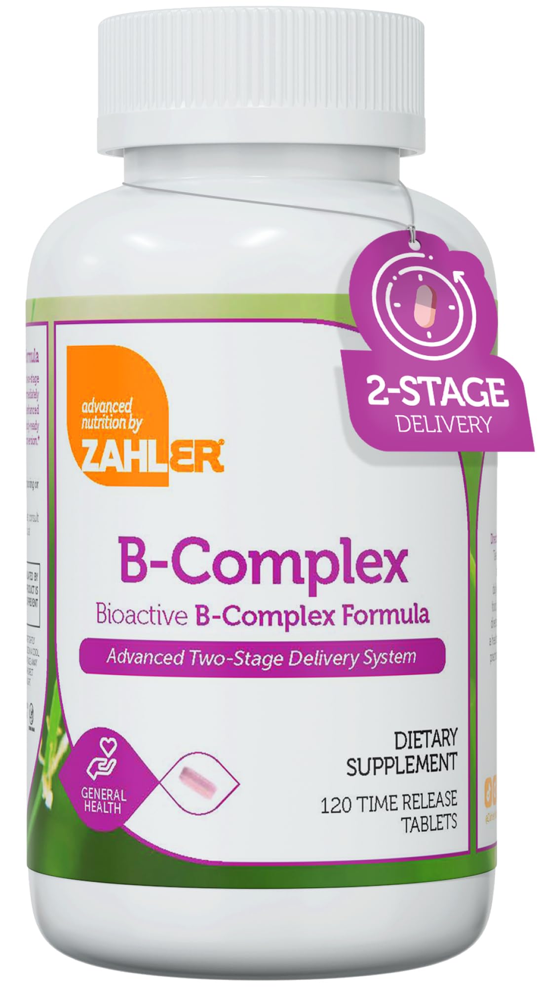 Zahler B-Complex Vitamins for Women & Men Tablet 120 Tablets