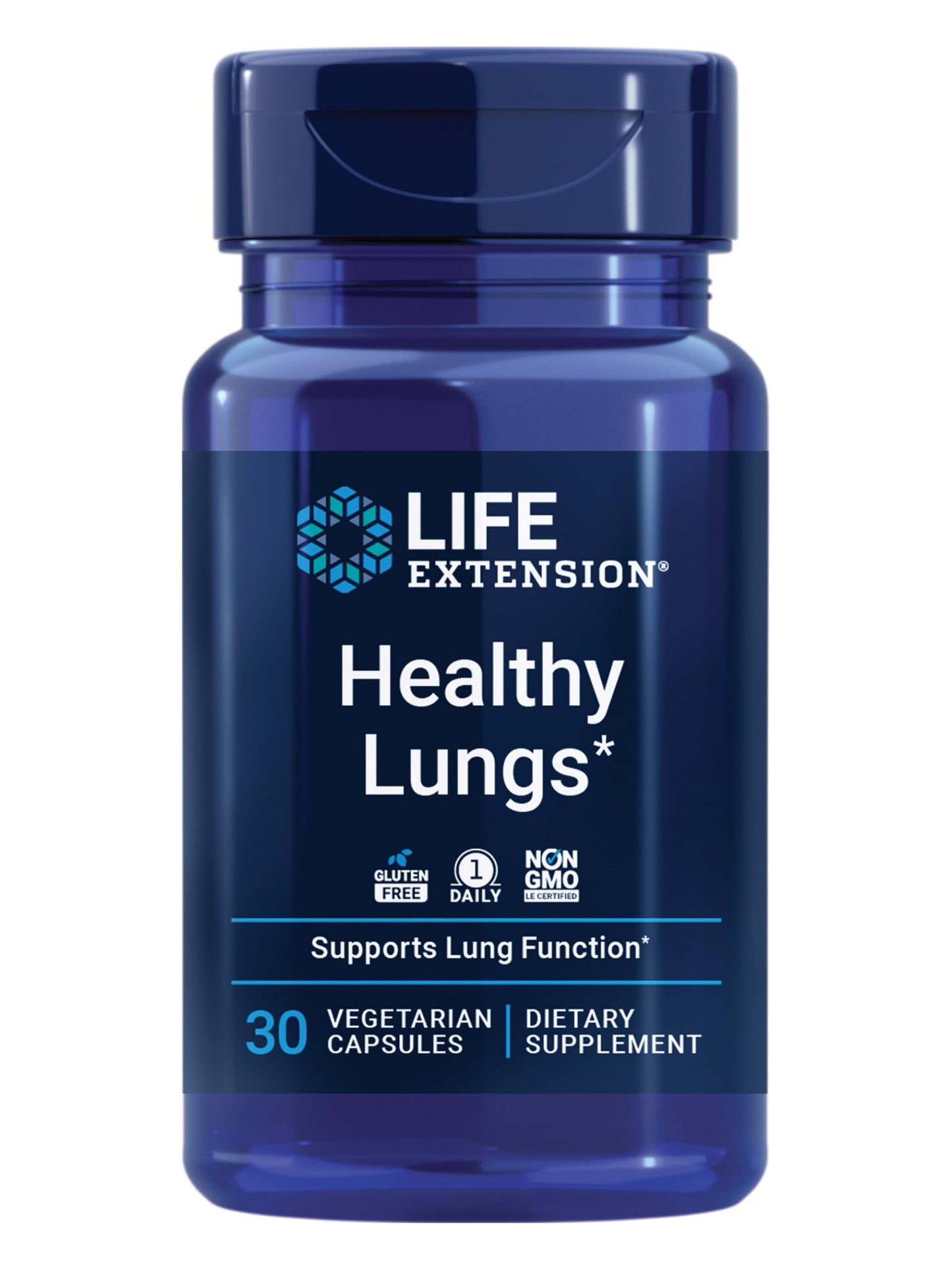 Life Extension Healthy Lungs, Respiratory Supplement, Lung Protection Capsules 30