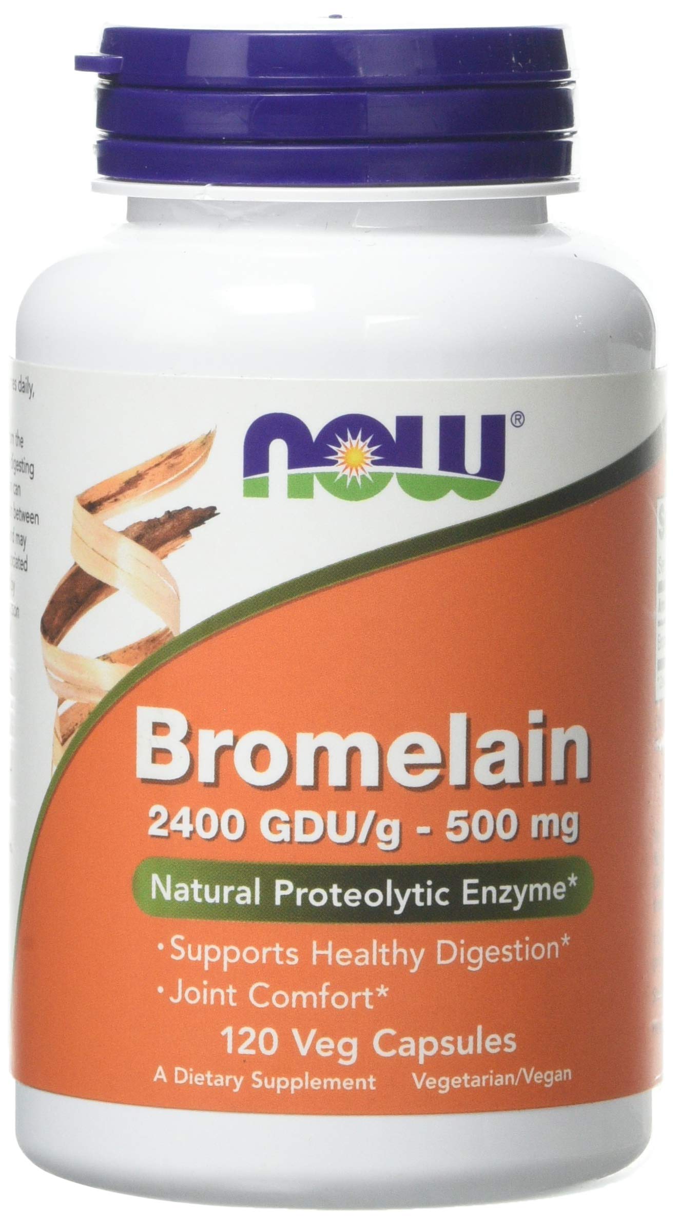 NOW Foods Bromelain Capsule, 120 Count