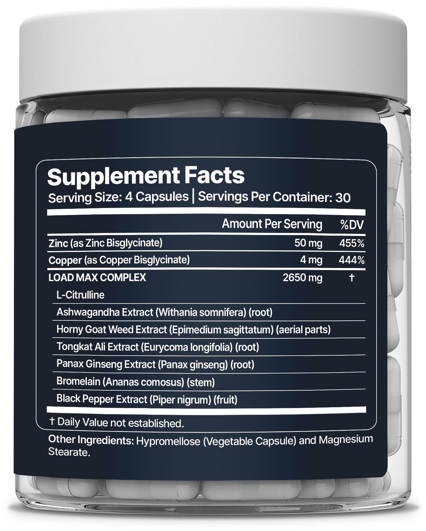Nevora Labs LOAD MAX Semen Volume Booster Capsules 90