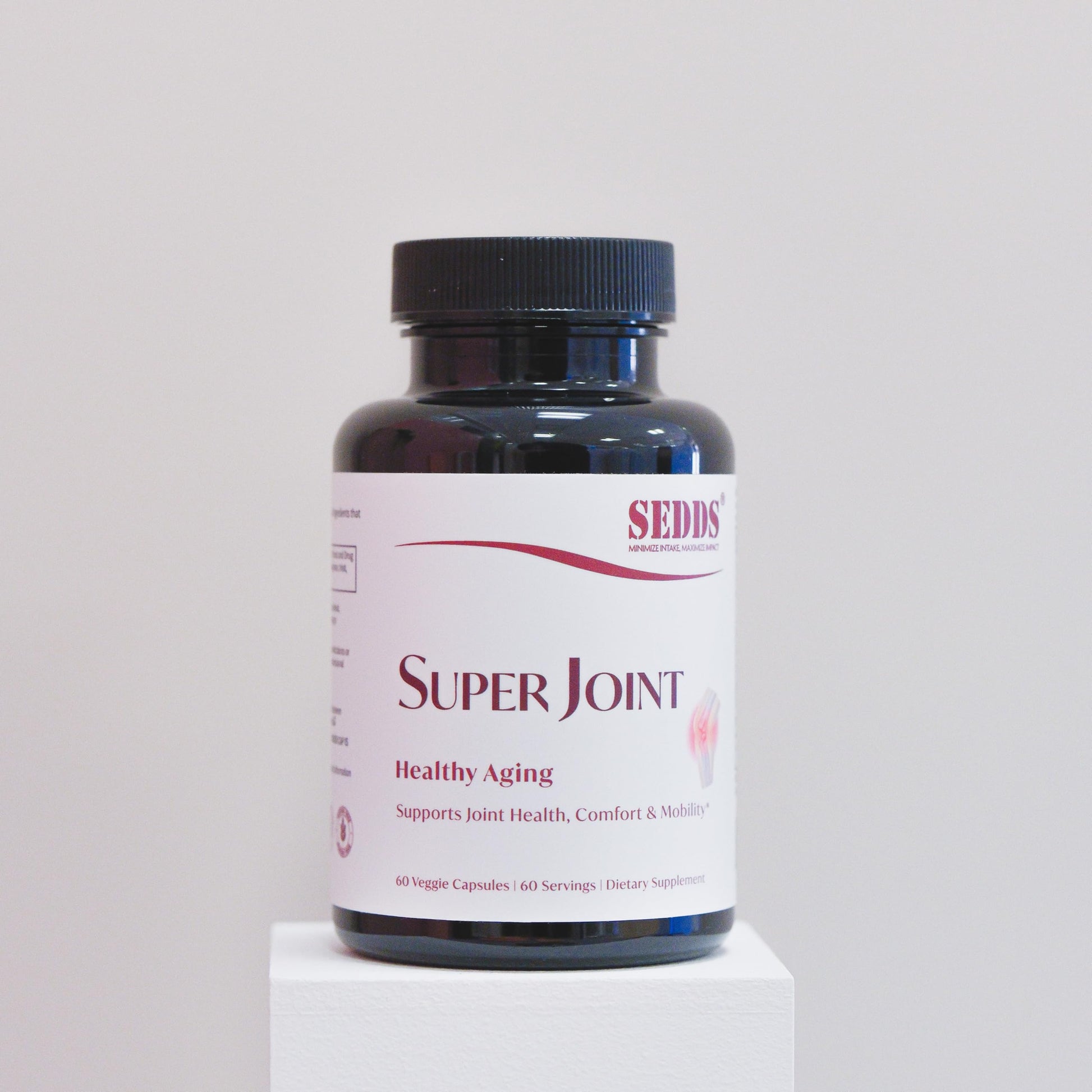 SEDDS Super Joint Supplement with Glucosamine, Turmeric Curcumin, Boswellia & Collagen Capsules 60 Count