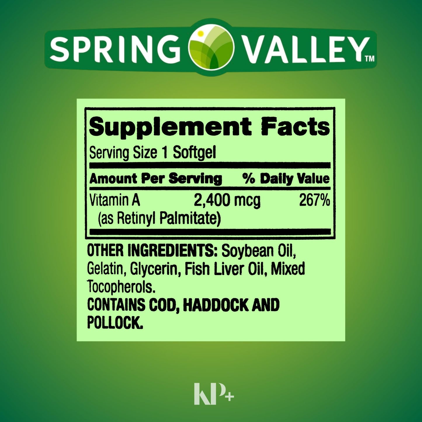 Generic Vitamin A Supplement Softgels 250