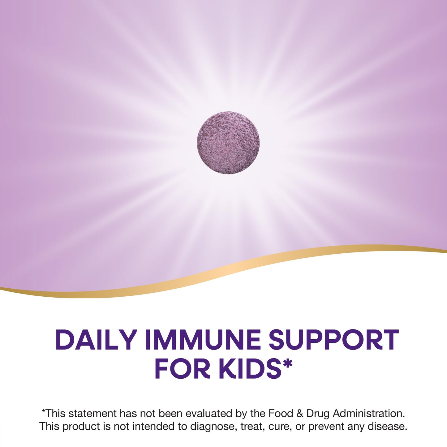 Nature's Way Sambucus Elderberry Immune Chewable for Kids, Ages 2+, Immune Support*, Vitamin C, Zinc, with Superfood Antioxidants, Gluten Free, 40 Chewable Tablets