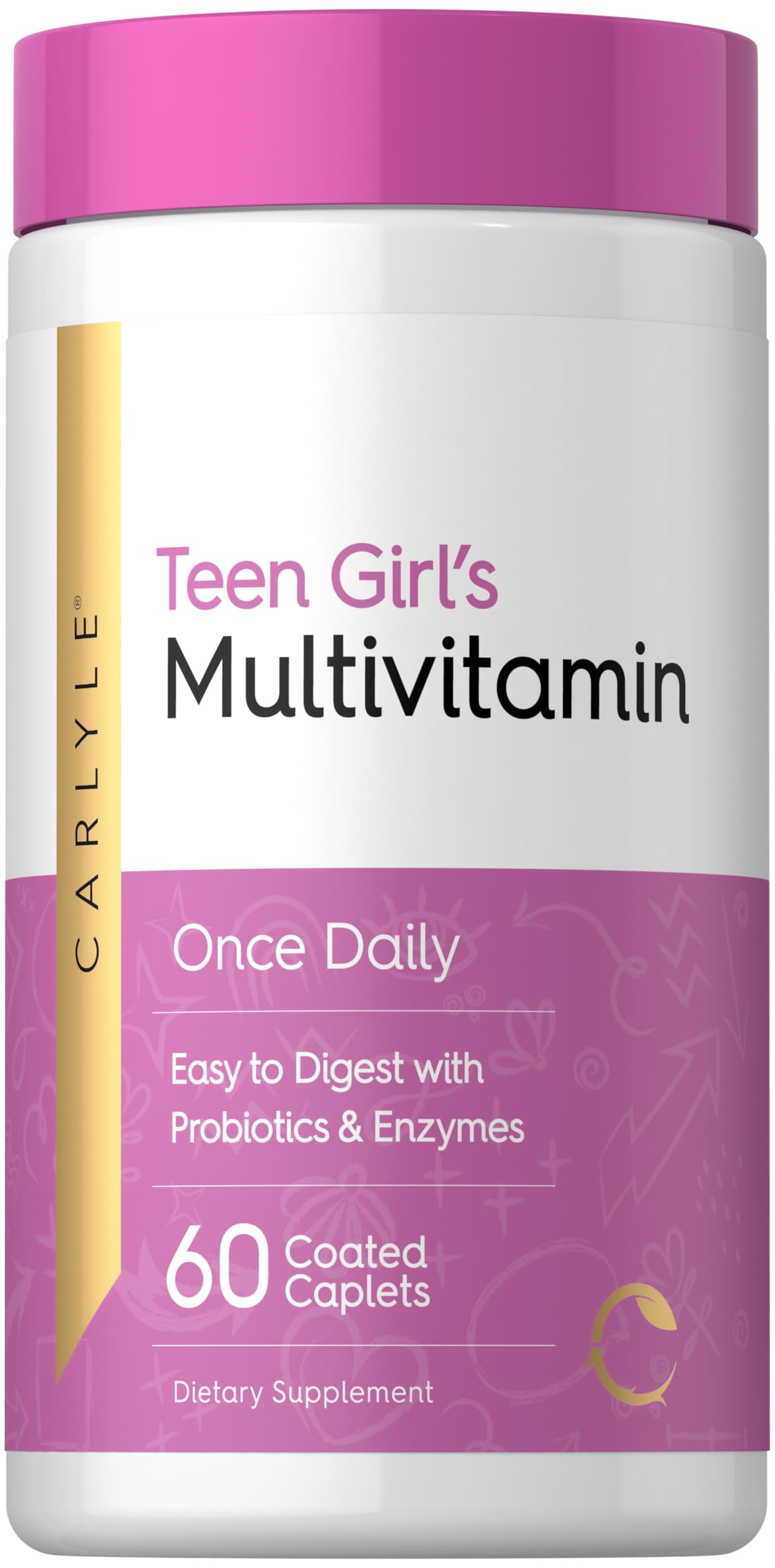 Carlyle Teen Multivitamin for Girls 60 Caplets