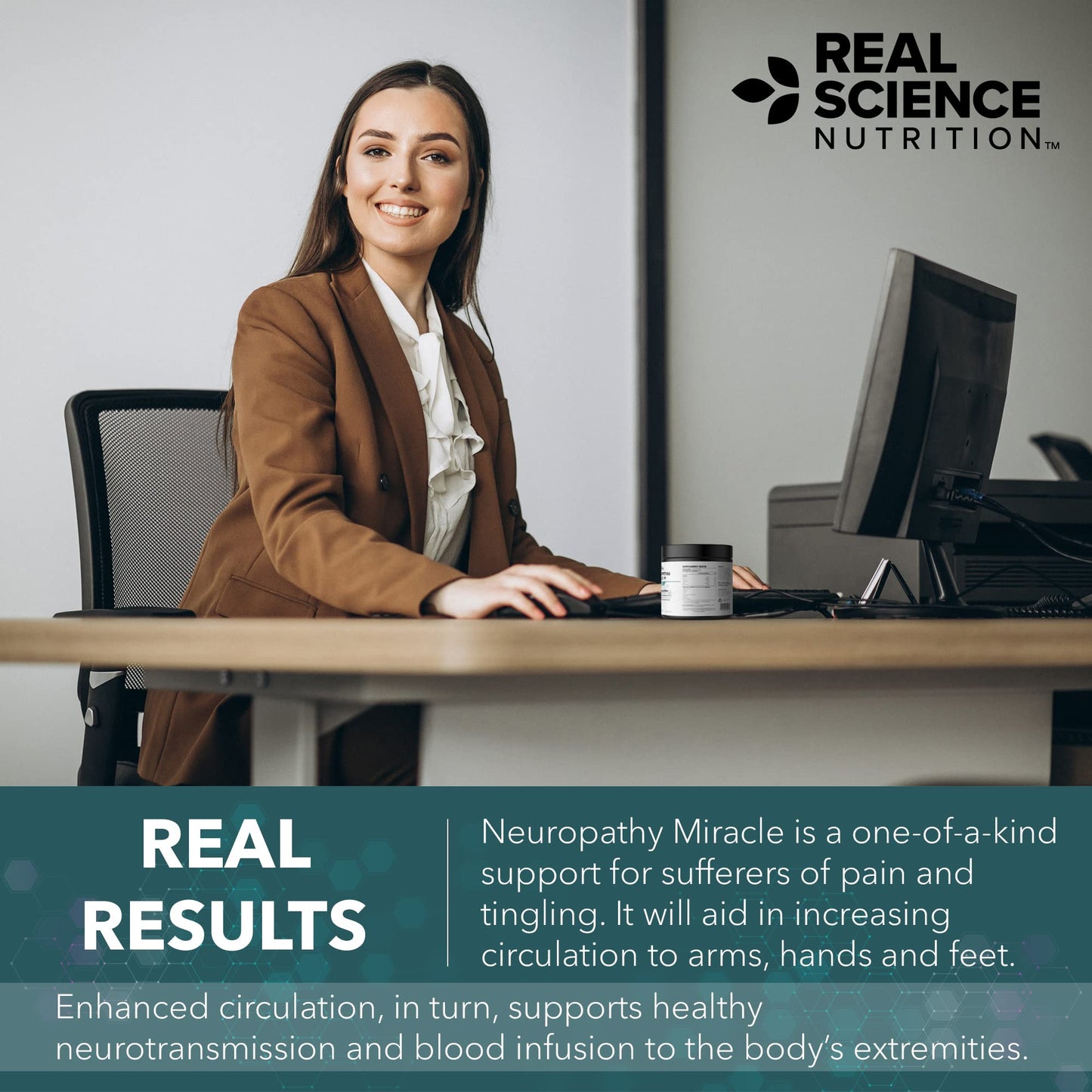 Real Science Nutrition Neuropathy Miracle Powder 13.4 Ounce