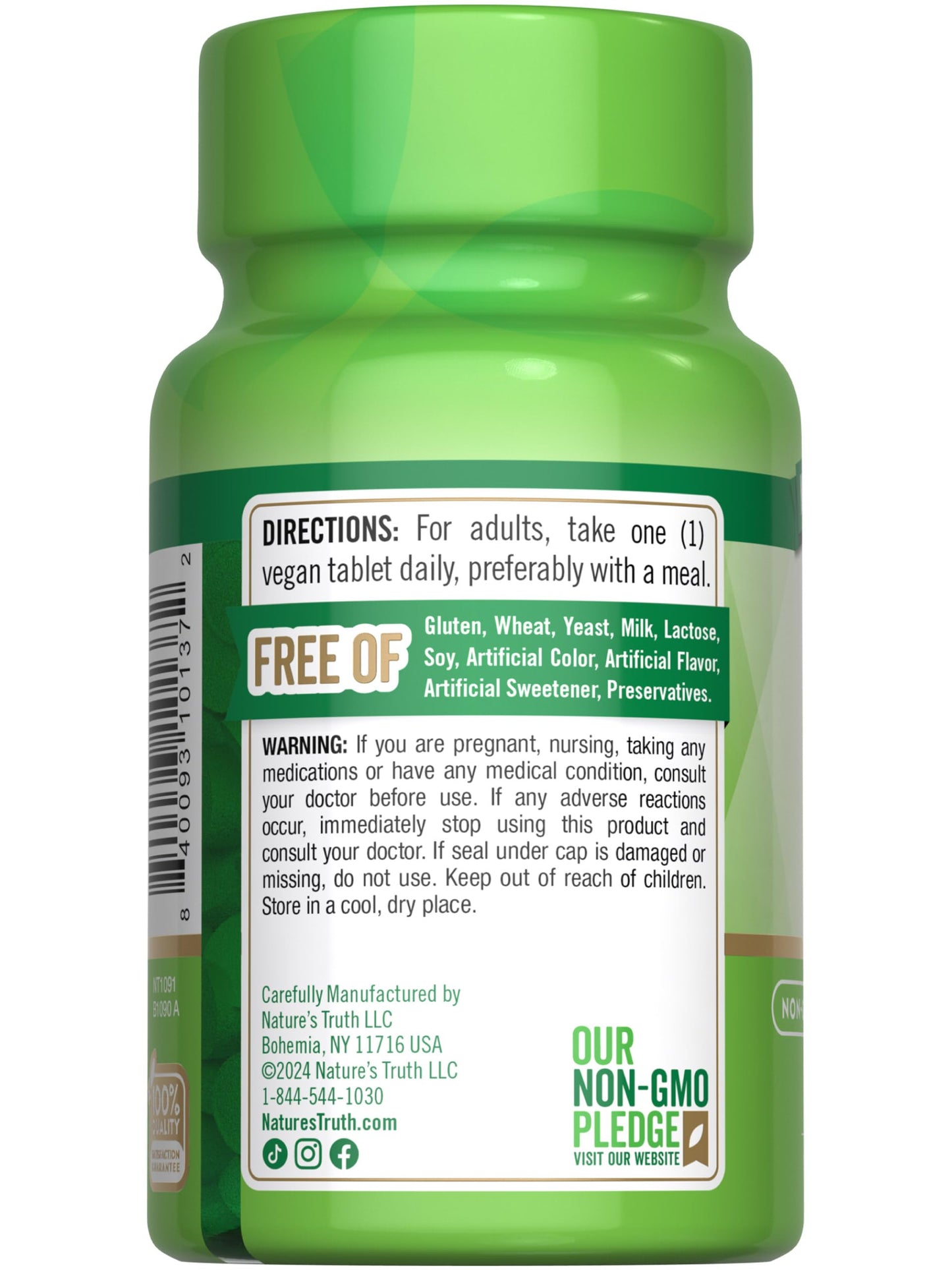 Nature's Truth Vitamin B12 1000 mcg Tablets 100 Count