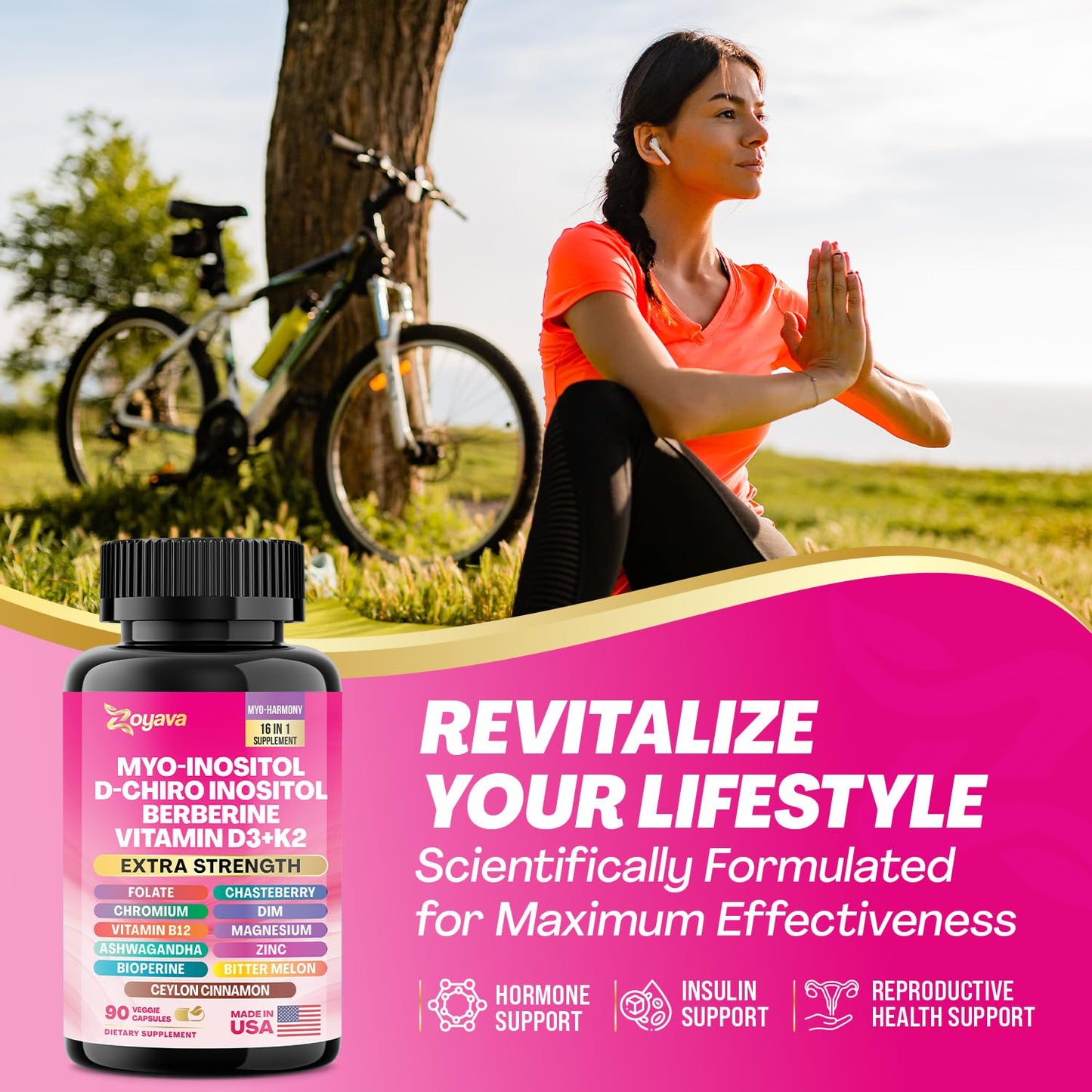 Zoyava Myo Inositol Supplement Capsule 90 Capsules