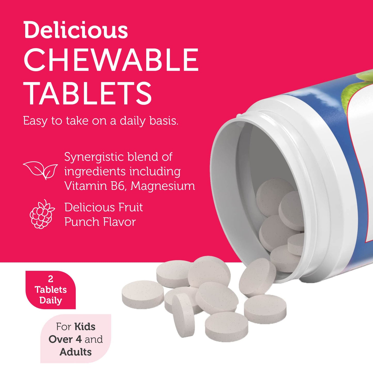 Zahler ChildCalm Magnesium for Kids Tablets 60 Count