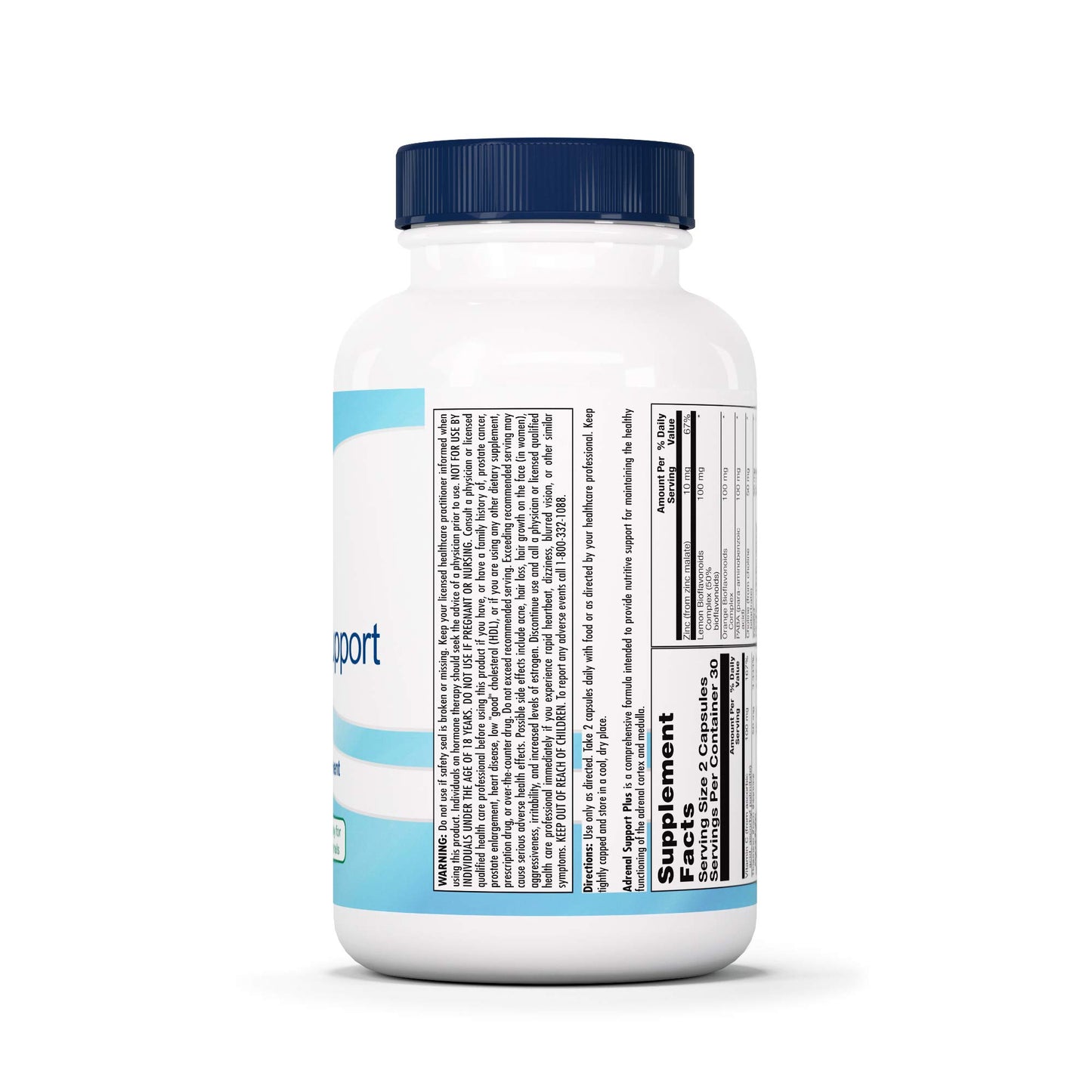 Nutra BioGenesis Adrenal Support Supplement for Women & Men Capsules 60