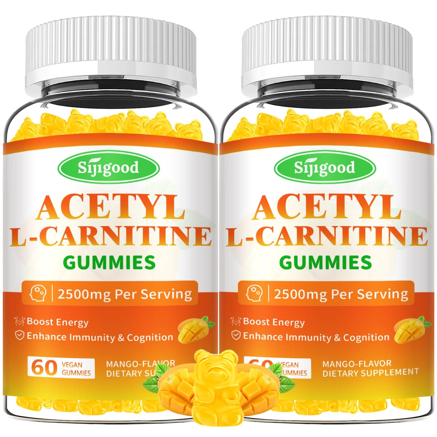 Sijigood Acetyl L-Carnitine Gummies 120 Count