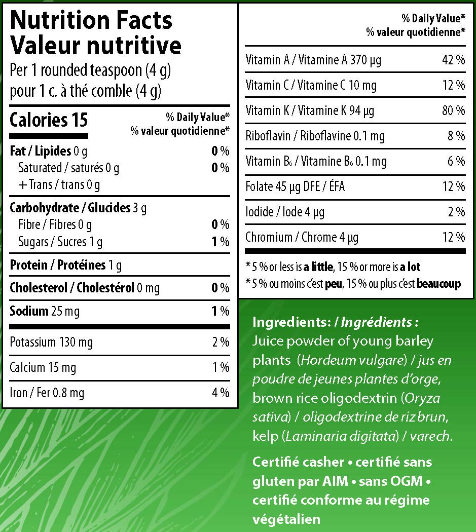 AIM International BarleyLife Barley Grass Powder, 12.7 oz
