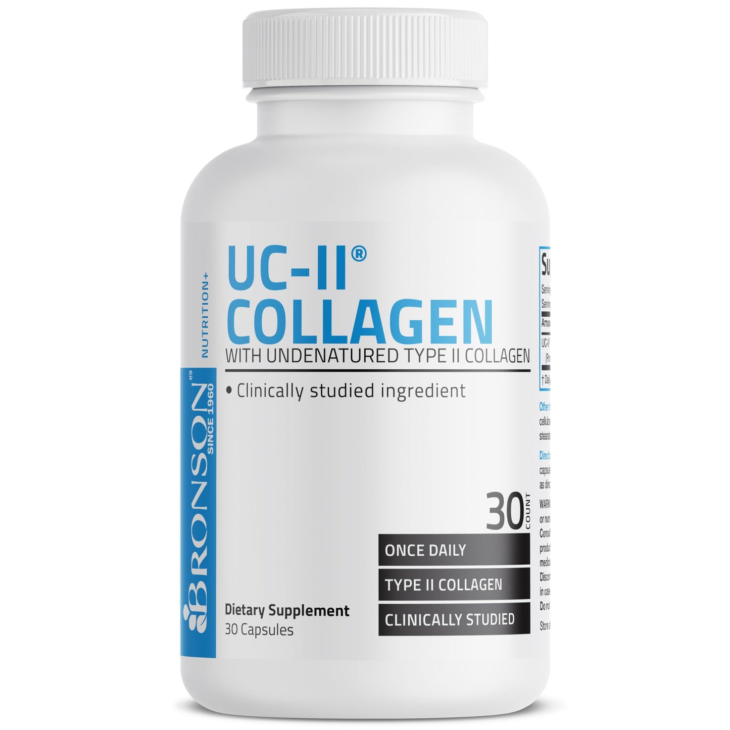 Bronson UC-II Undenatured Type II Collagen Joint Support Capsules, 30 Count