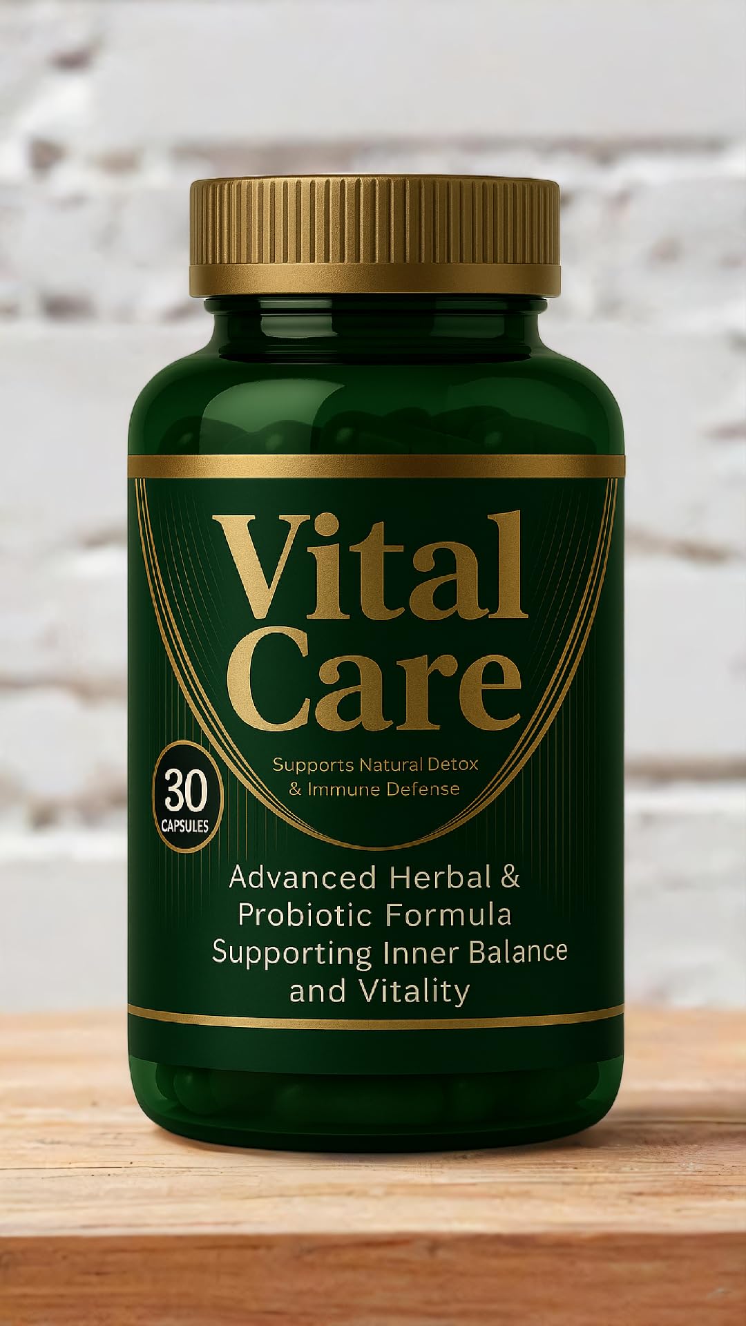 Generic Vital-Care Advanced Herbal & Probiotic Supplement Capsule 30