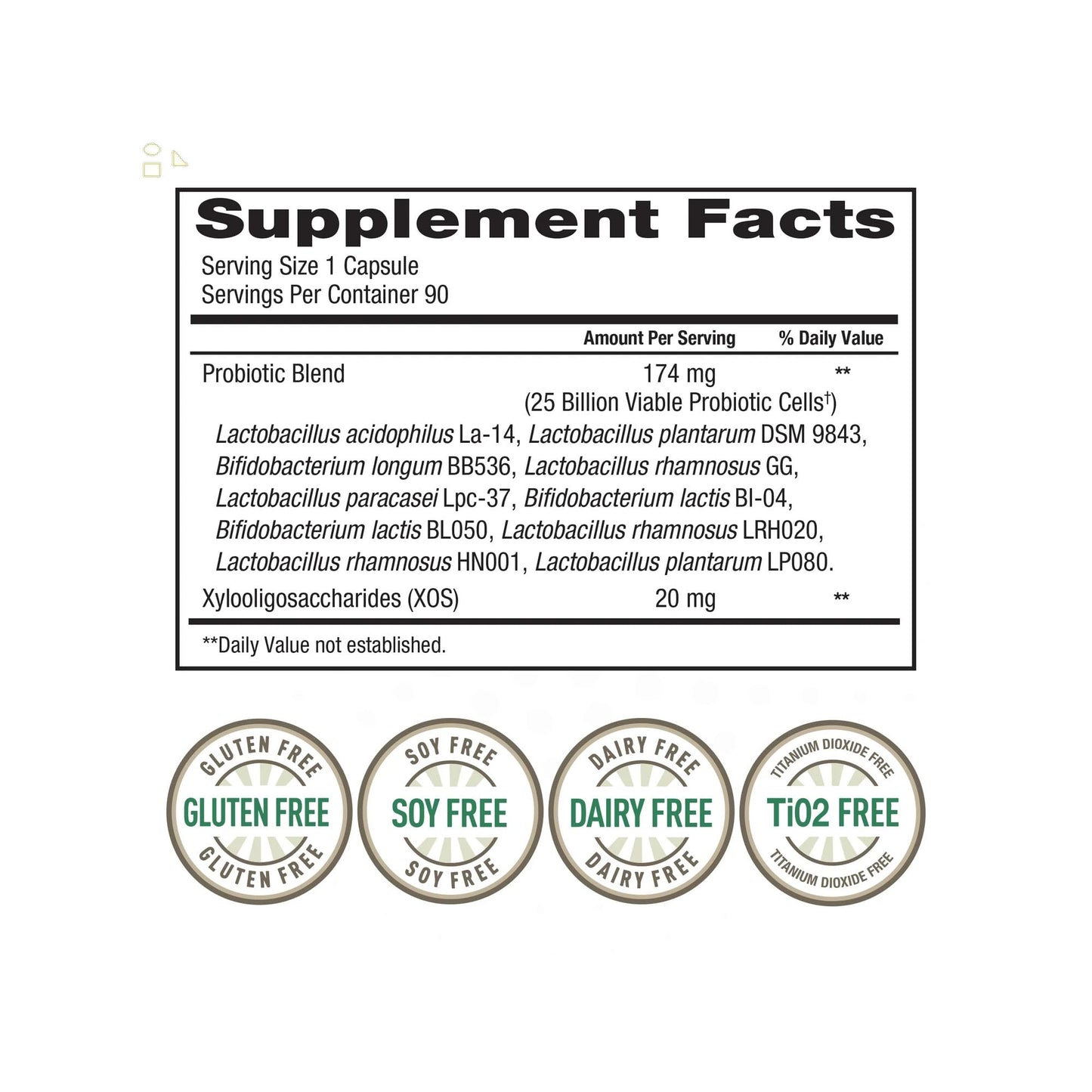 OProCyn Tru Nature Women's Daily Probiotic 90 Capsules