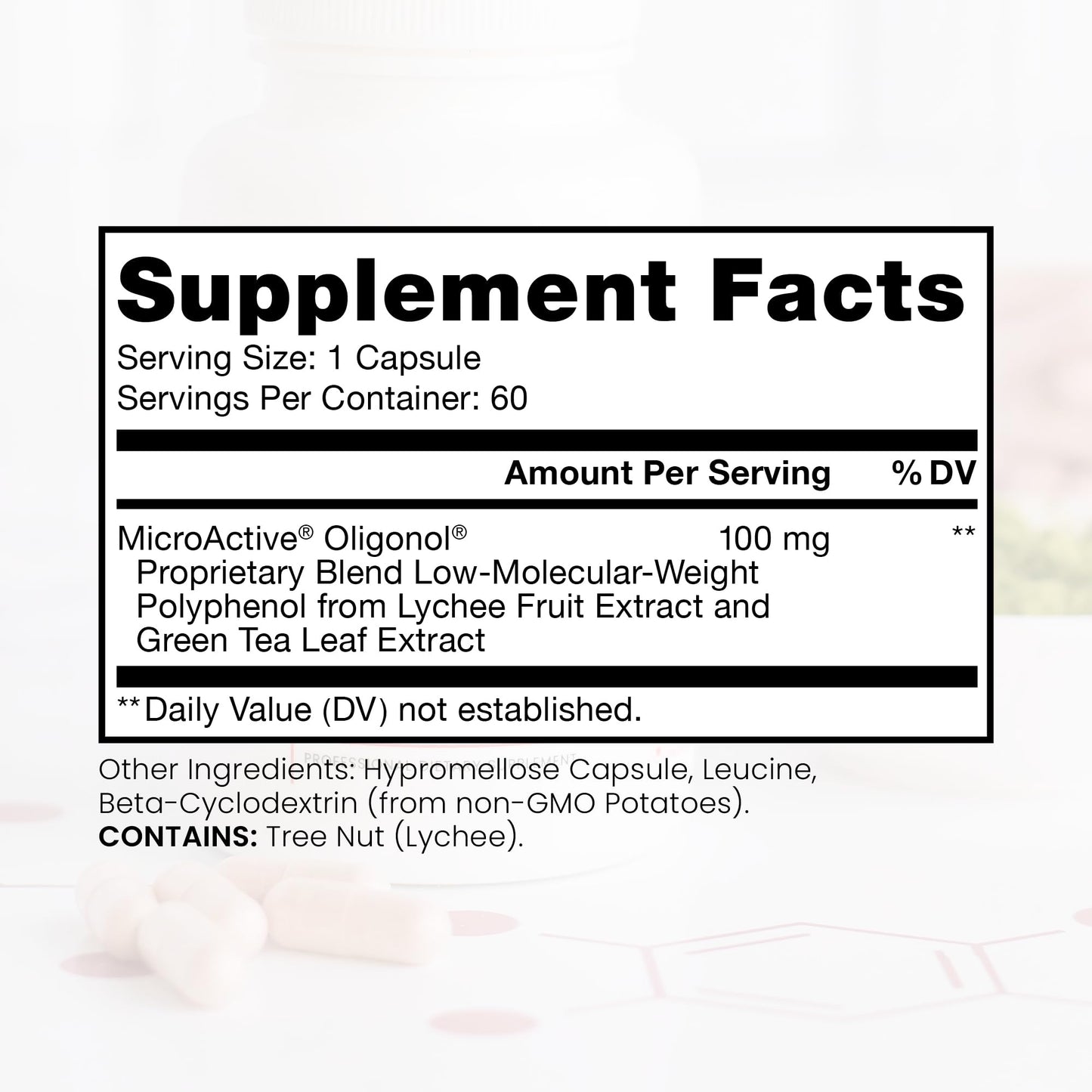 Pure Therapro Rx MicroActive Oligonol Capsules, 60 Count