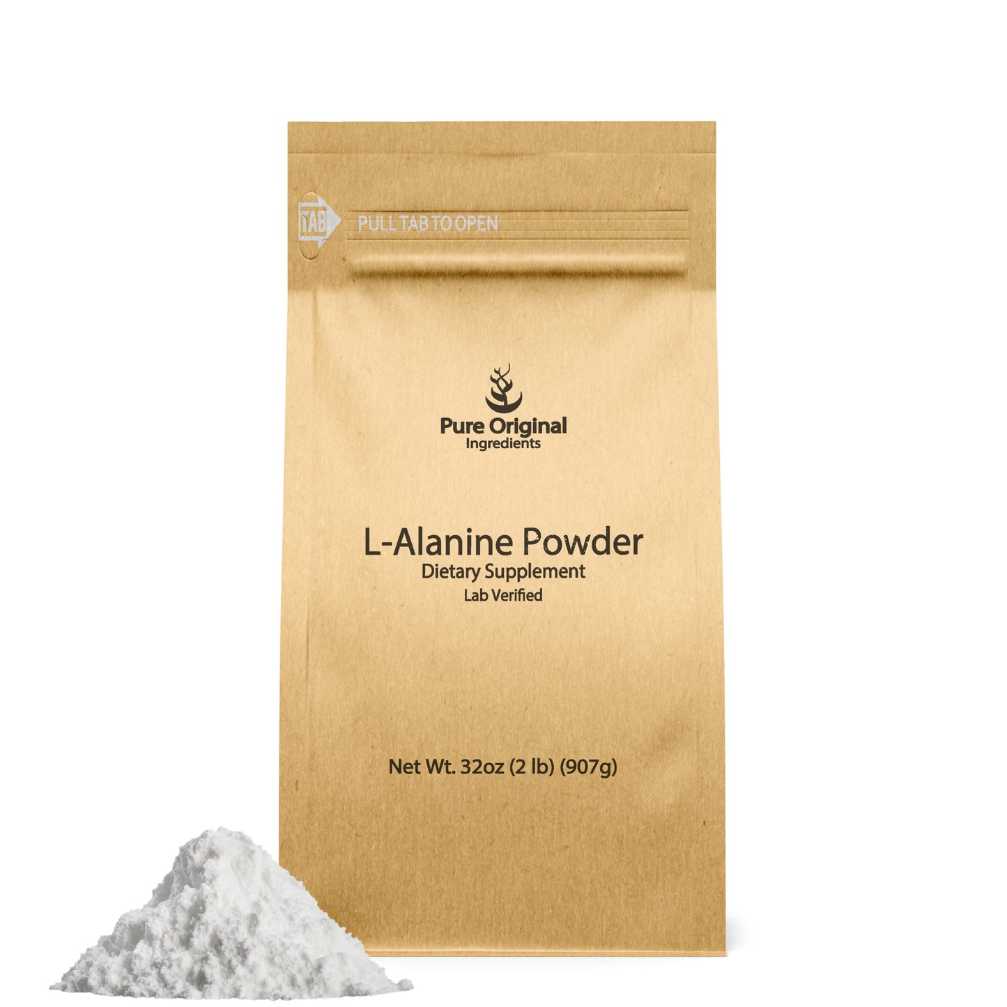 PURE ORIGINAL INGREDIENTS L-Alanine Powder, 2 lb
