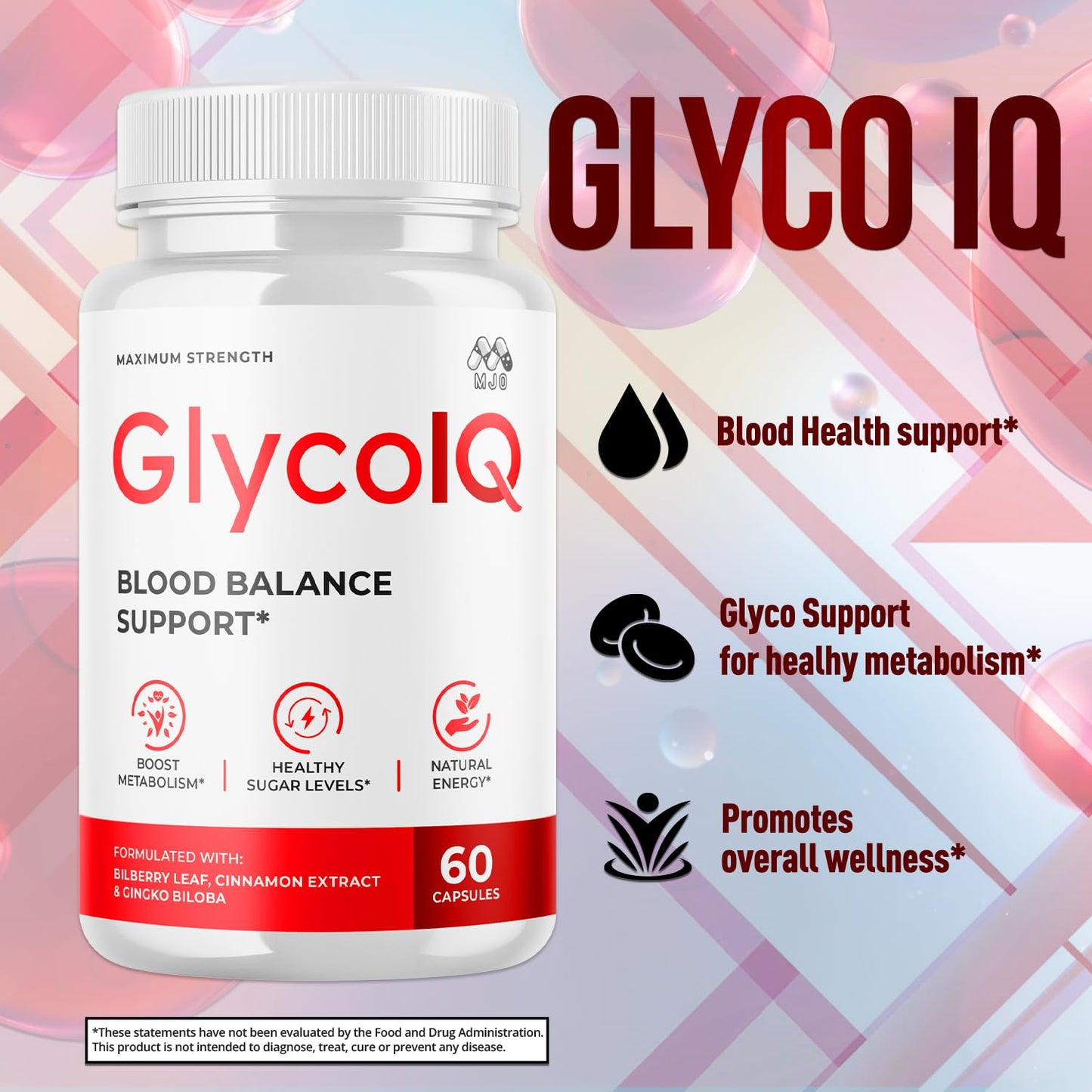 MJO Glyco IQ Capsules 300 Capsules