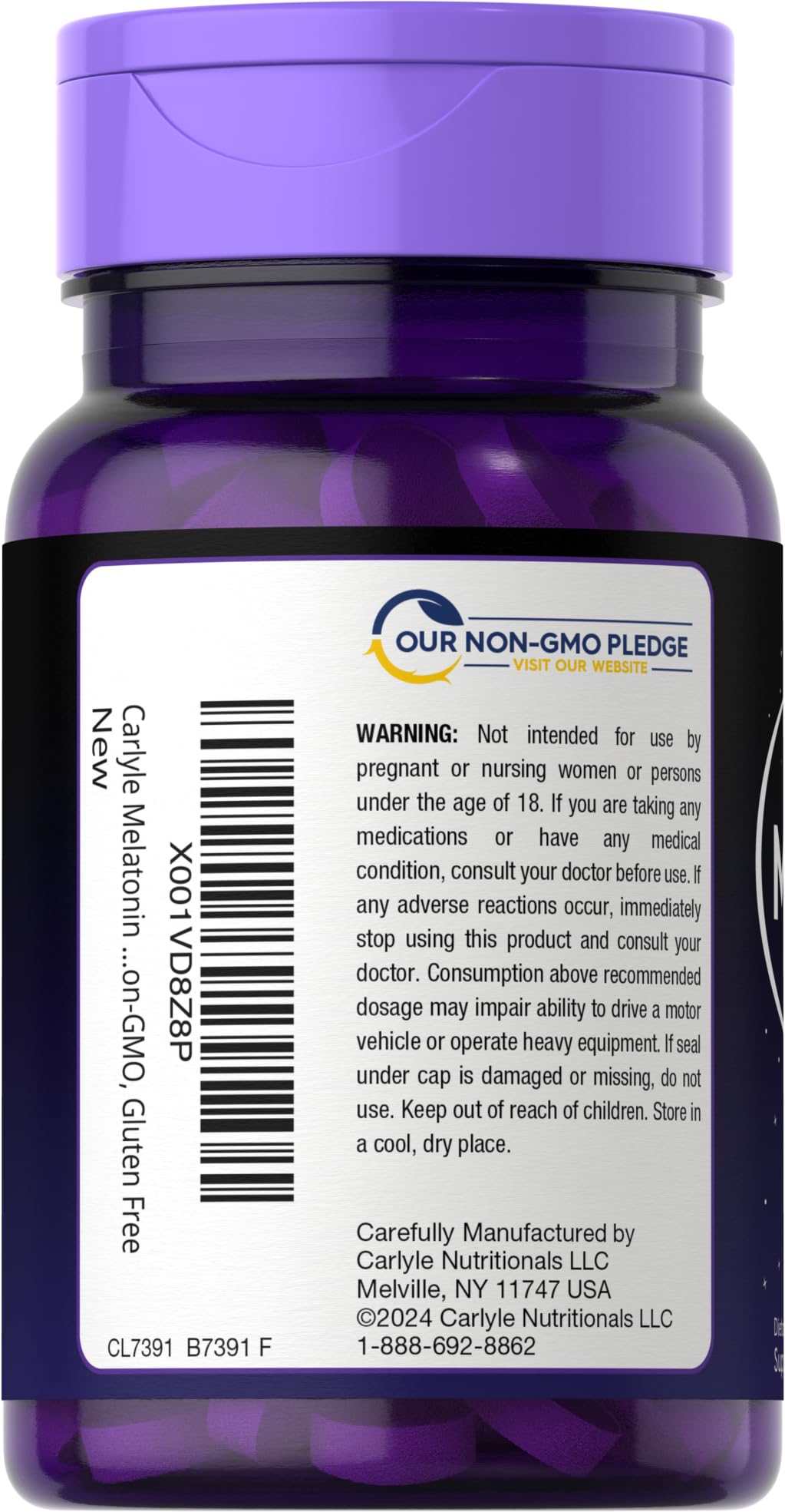 Carlyle Melatonin 12 mg Fast Dissolve Tablets, 180 Count
