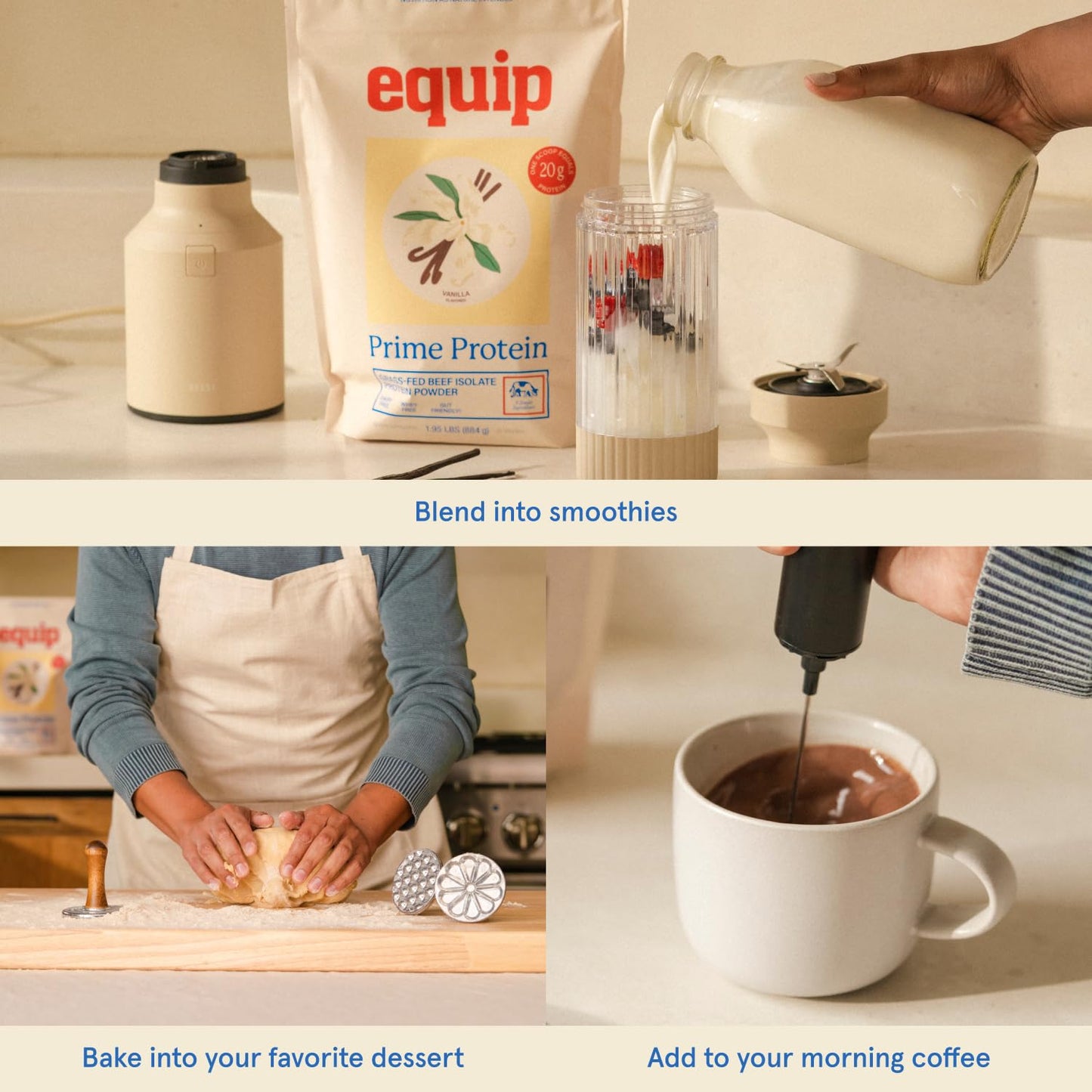 Equip Prime Protein Powder, 30 Servings, Vanilla
