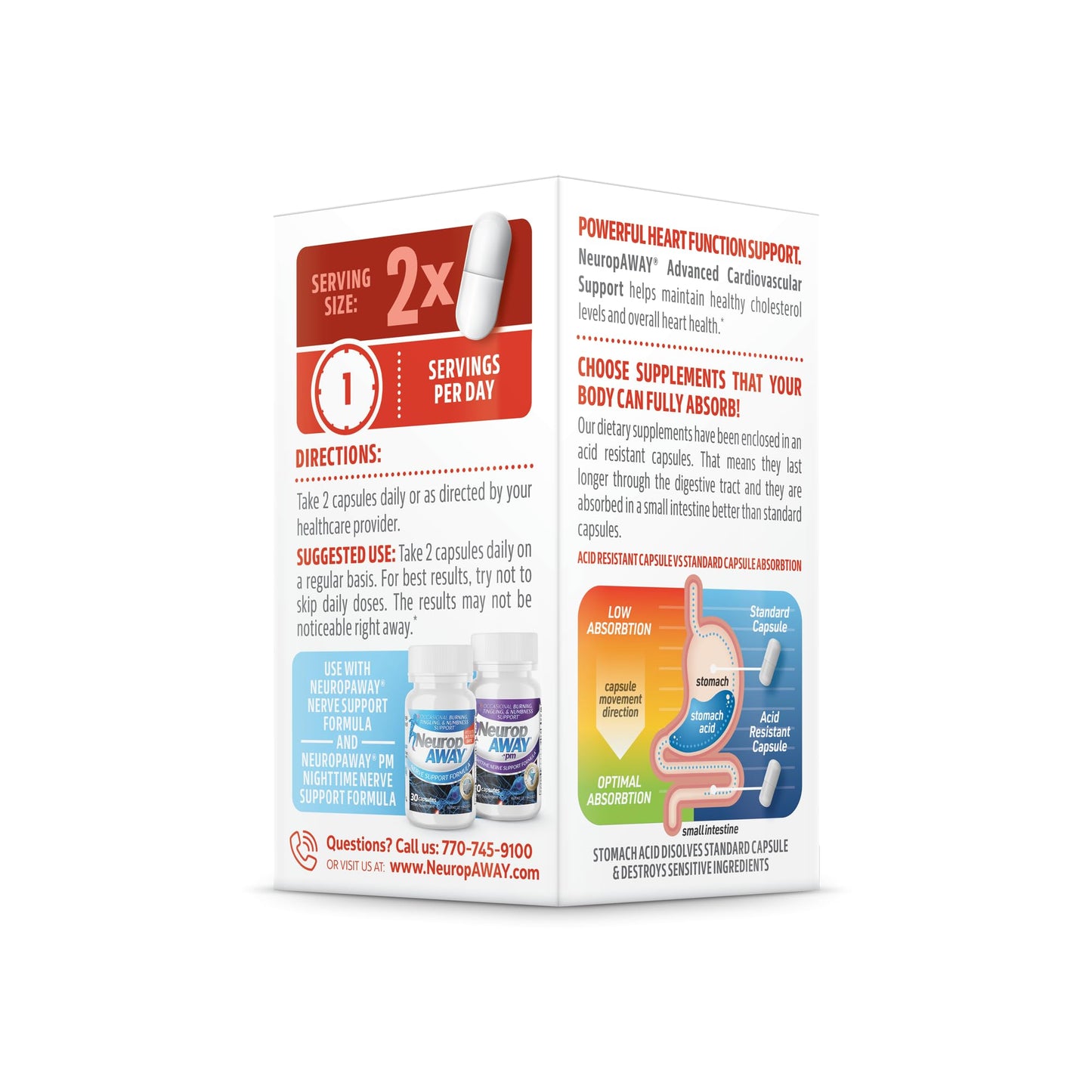 NeuropAWAY Cardiovascular Support Capsule 30 Count