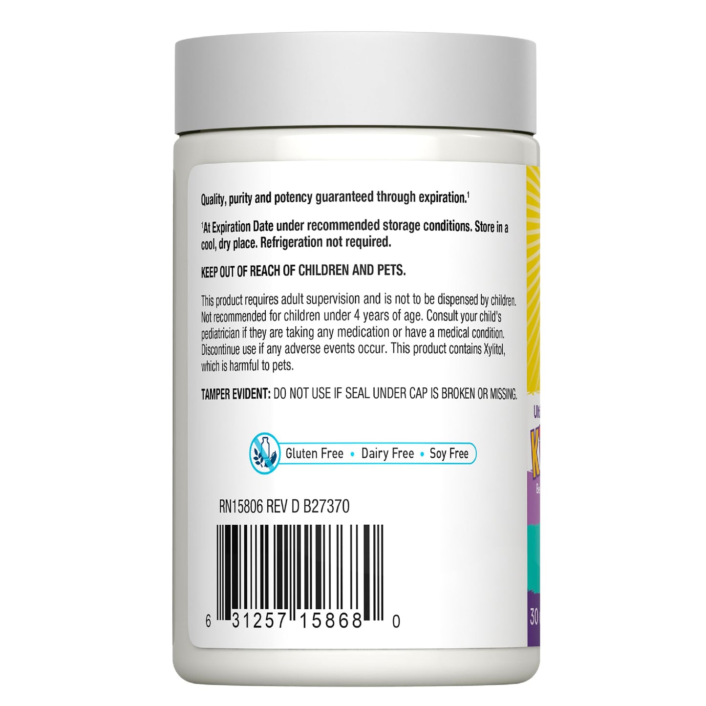 Renew Life Kids Probiotic Chewables Tablets, 30 Count