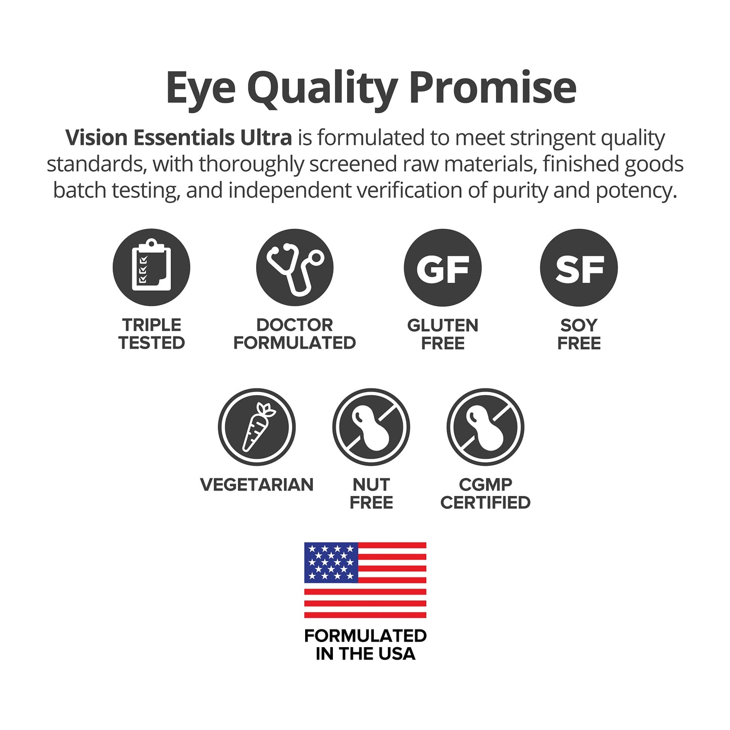 DR.WHITAKER Vision Essentials Ultra with Lutein Capsules, 30 Count