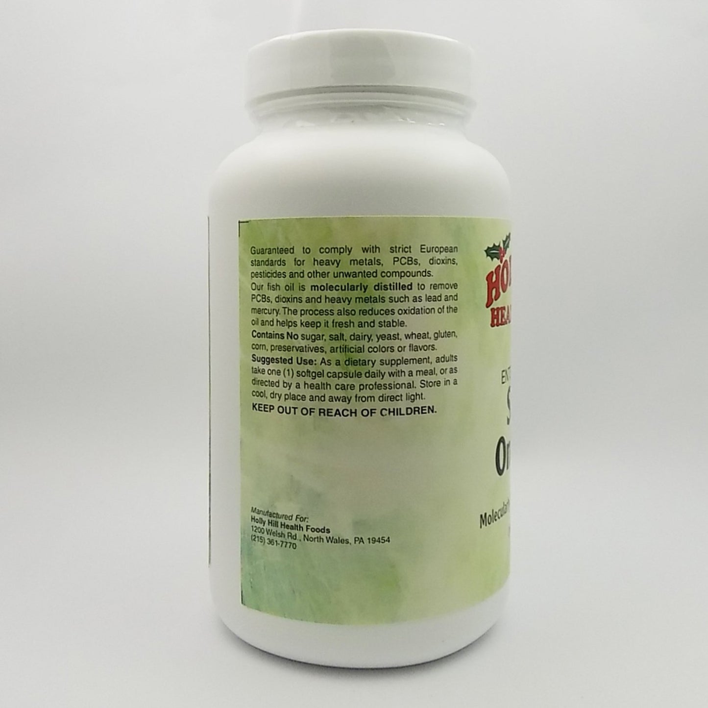Holly Hill Health Foods Super Omega-3 (Enteric Coated) Softgels 120