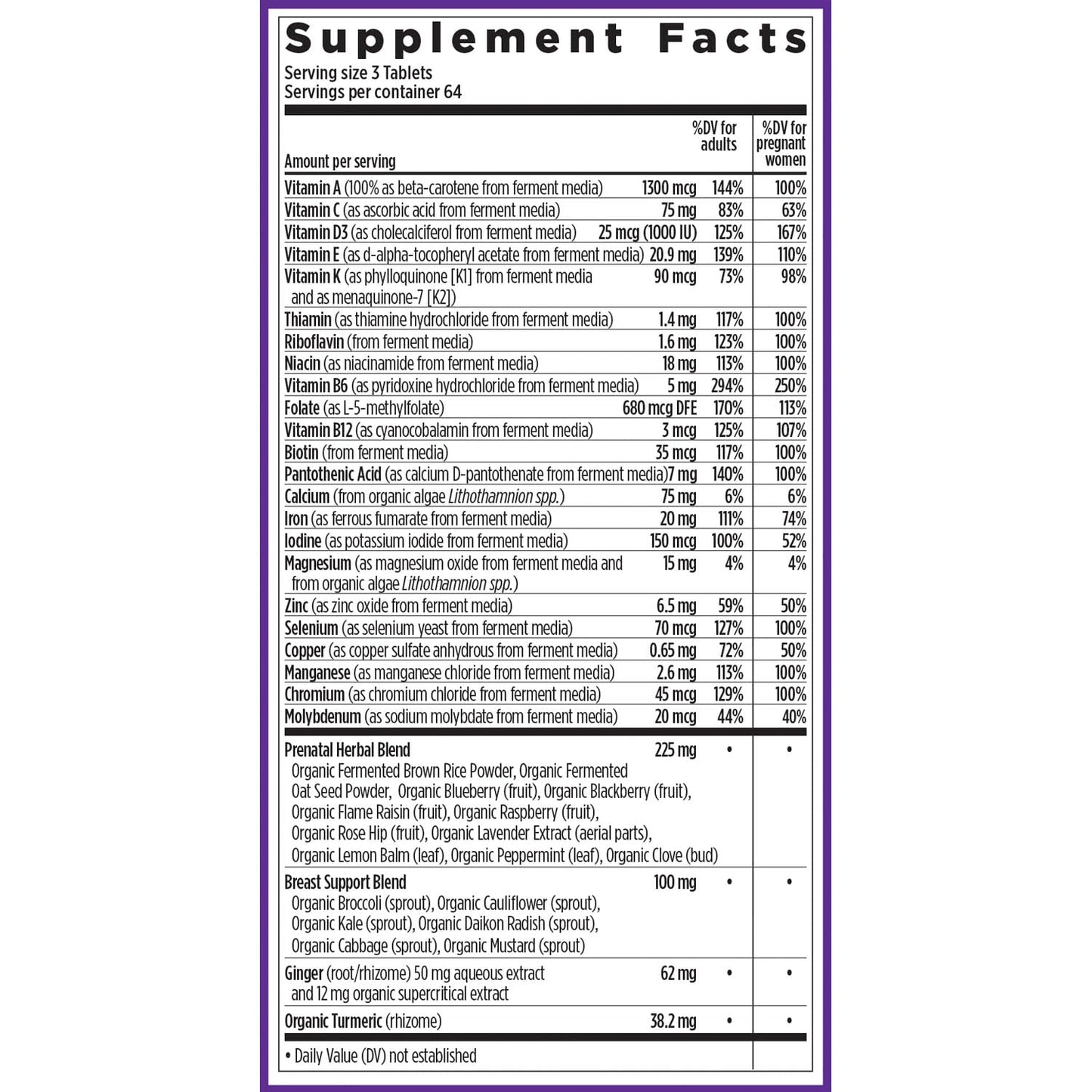 New Chapter Advanced Perfect Prenatal Vitamins Tablet, 192 Tablets