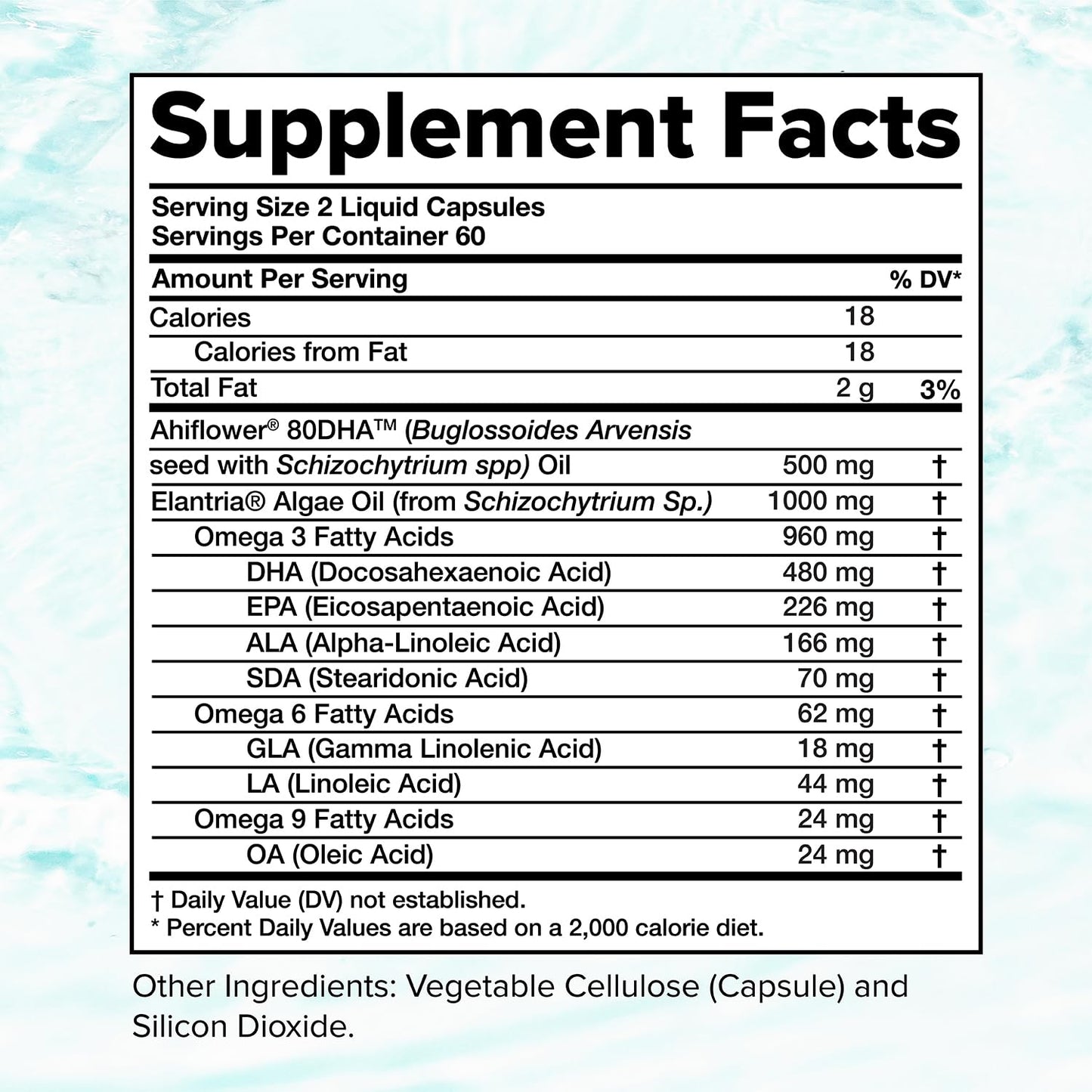 Complement Vegan Omega-3 Supplement 120 Capsules