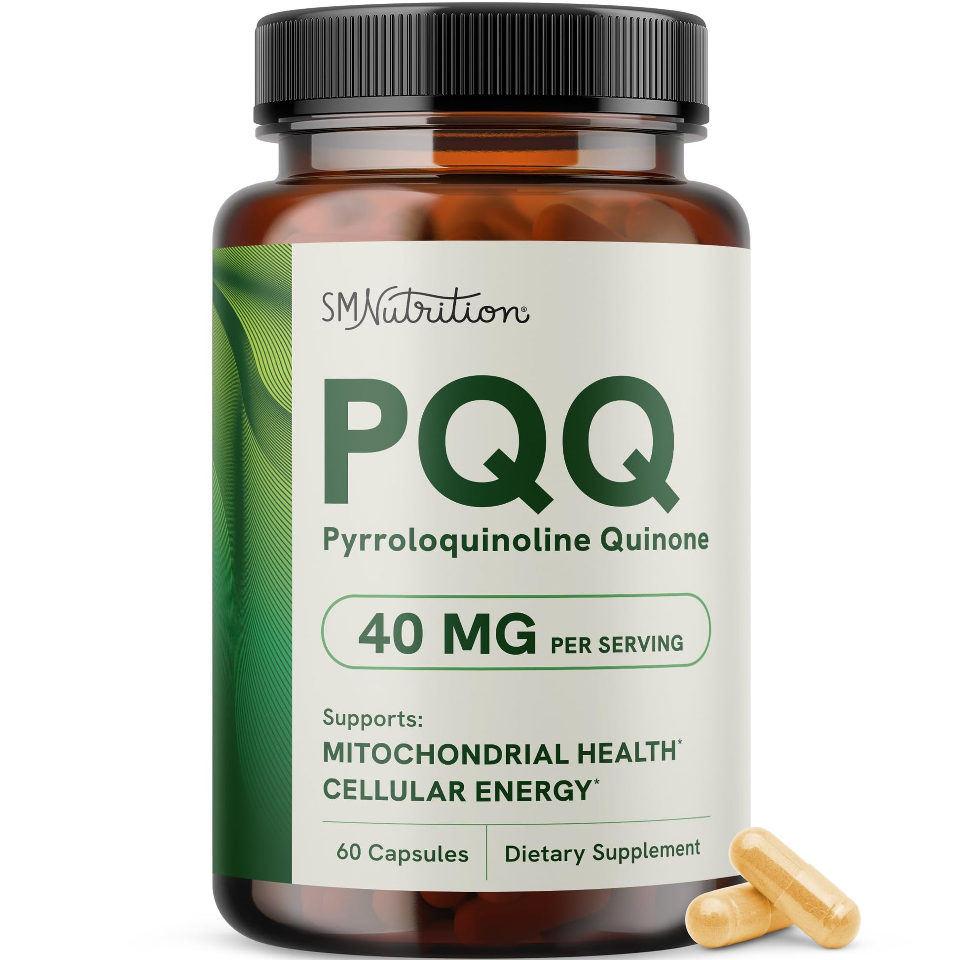SMNutrition PQQ Supplement 40 MG Capsule, 60 Count