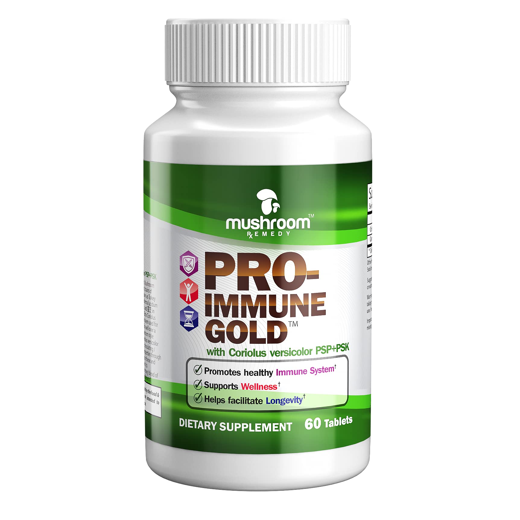 Mushroom Remedy PRO-Immune Gold 60 Tablets