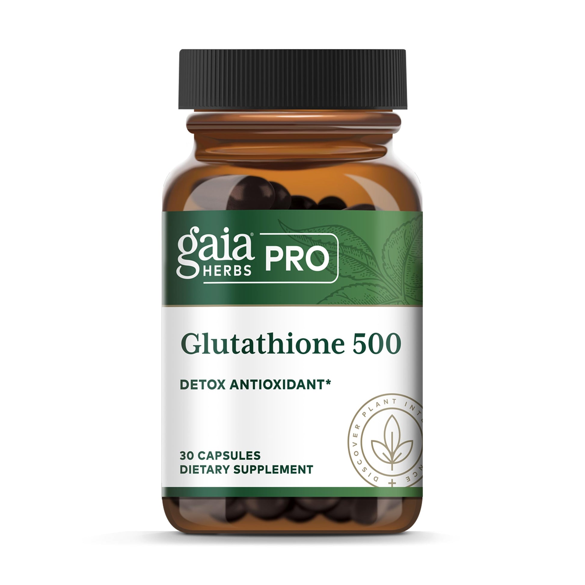 Gaia Herbs PRO Glutathione 500 Capsule, 30 Capsules