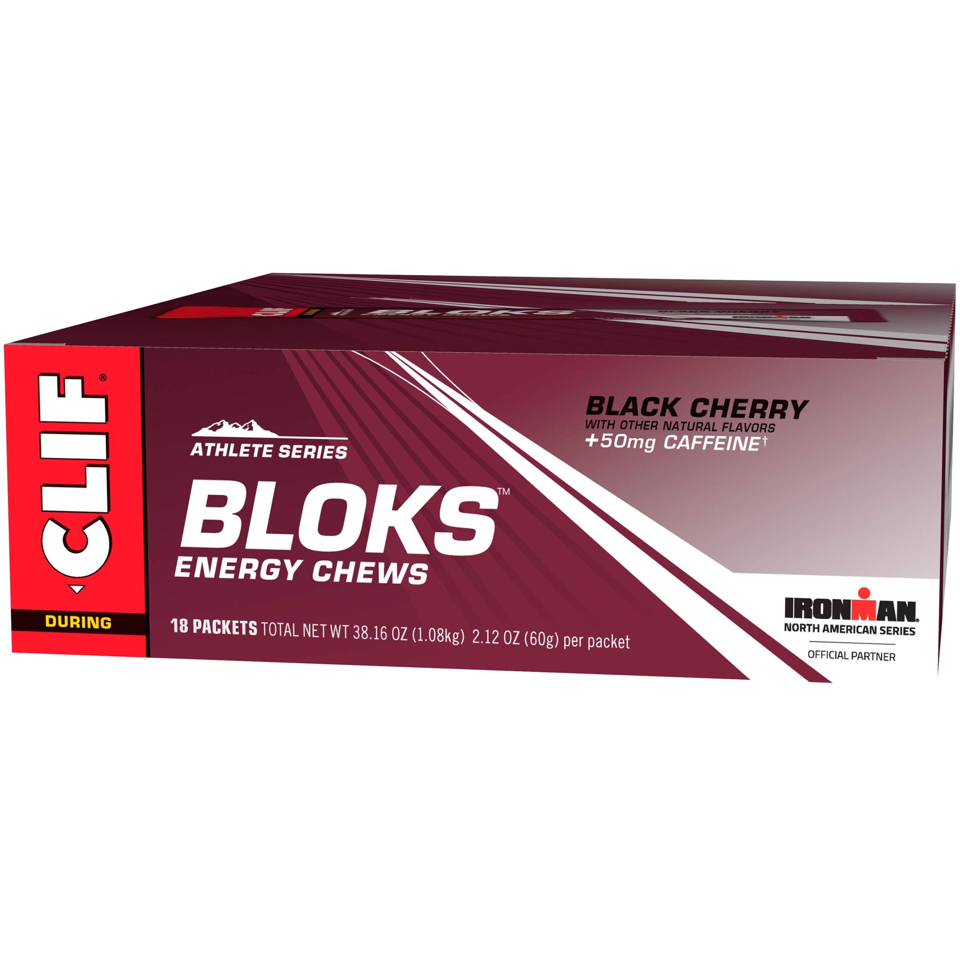 CLIF Bar Bloks Black Cherry Chews, 18 Servings